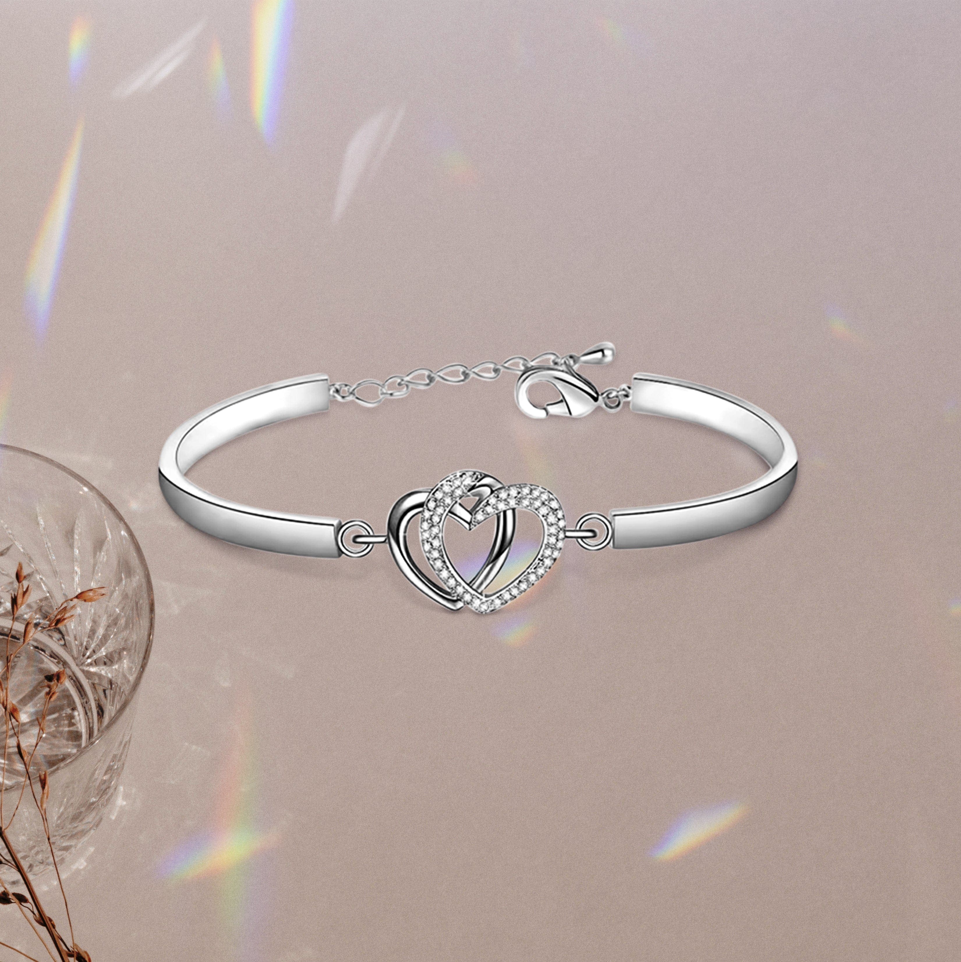 À Ma Petite-Fille | Garde-Moi Toujours Dans Ton Cœur | Bracelet 925s