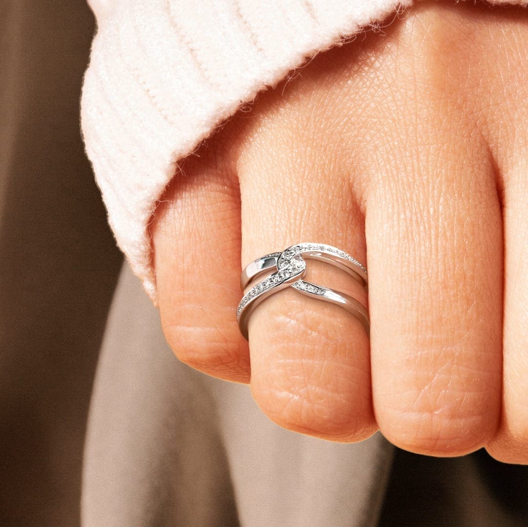 Mutter & Tochter | Für immer miteinander verbunden | S925 Infinity Ring