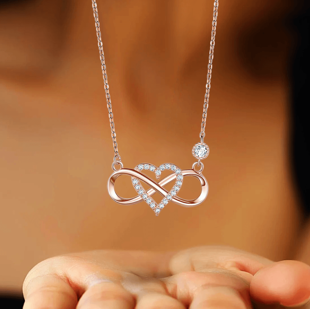 À Ma Petite-Fille | Je T'aime à l'Infini | Collier 925S
