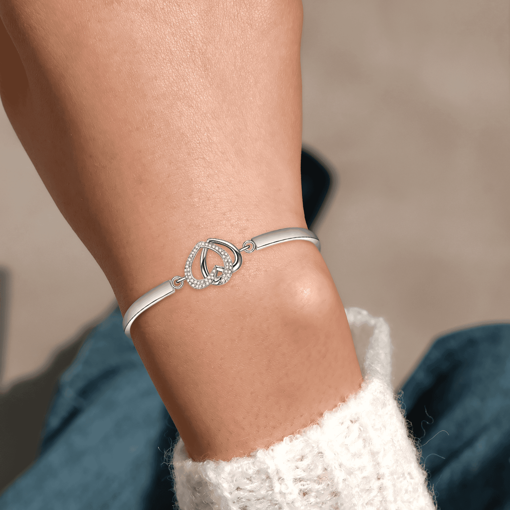 À Ma Petite-Fille | Garde-Moi Toujours Dans Ton Cœur | Bracelet 925s