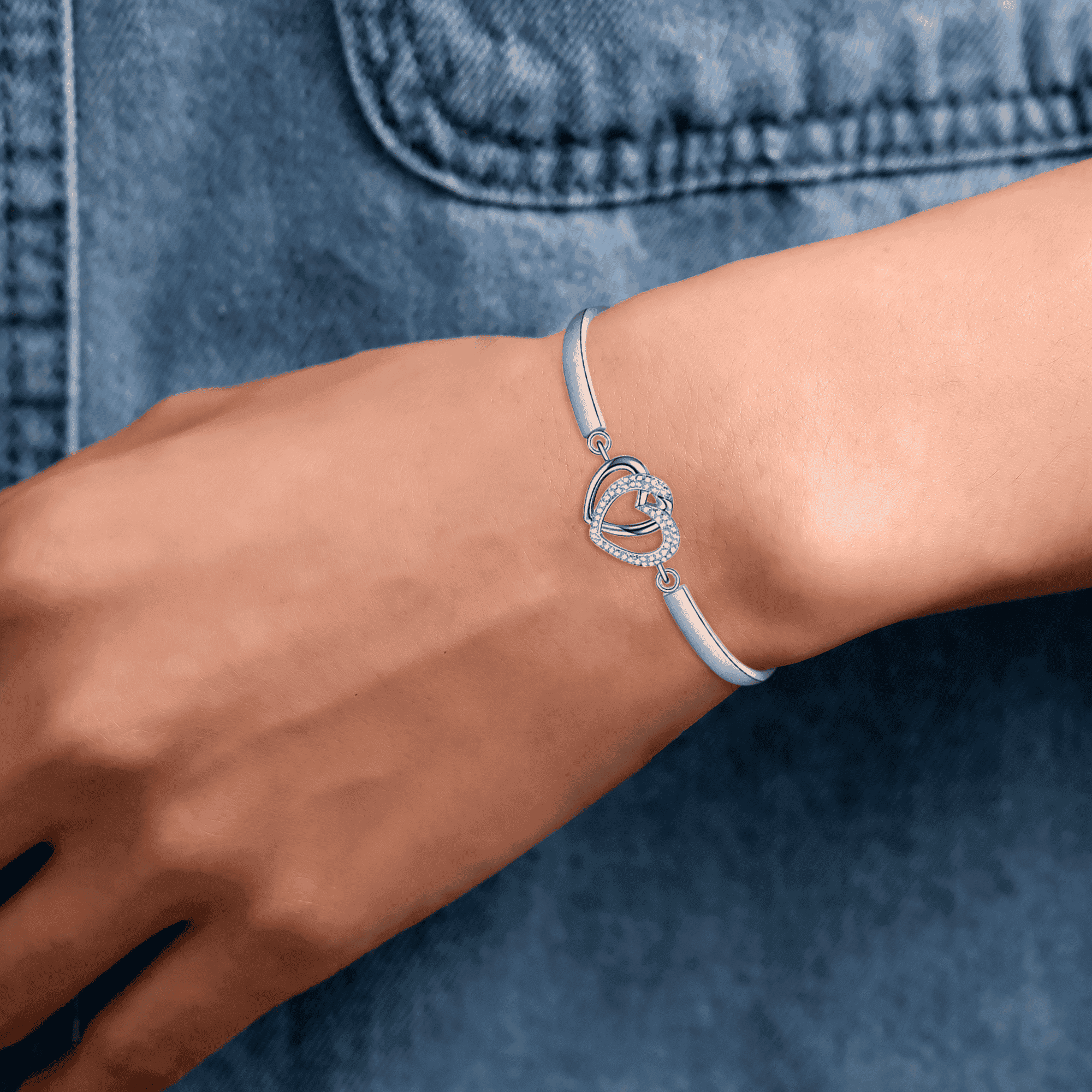 À Ma Petite-Fille | Garde-Moi Toujours Dans Ton Cœur | Bracelet 925s