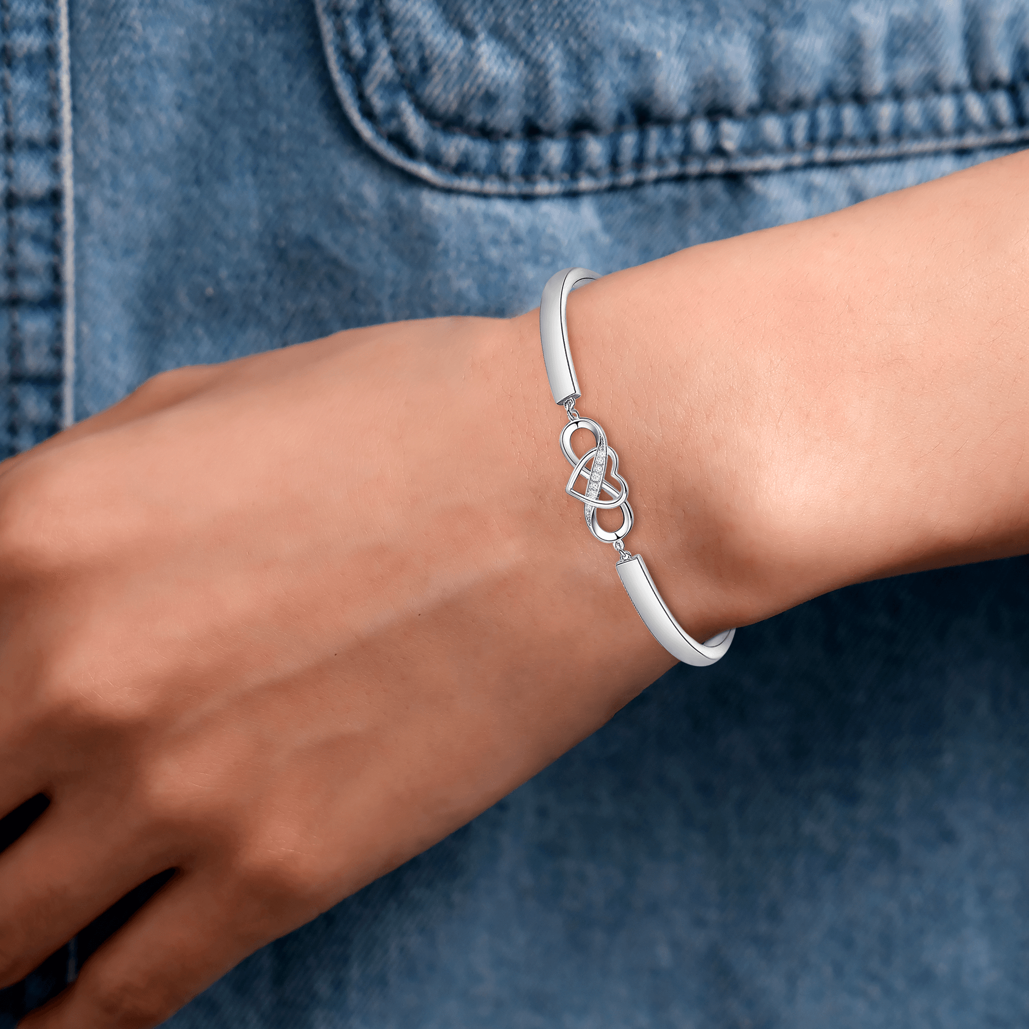 À Ma Belle-Fille | Tu Es Aussi Ma Fille De Cœur | Bracelet Cœur Infini