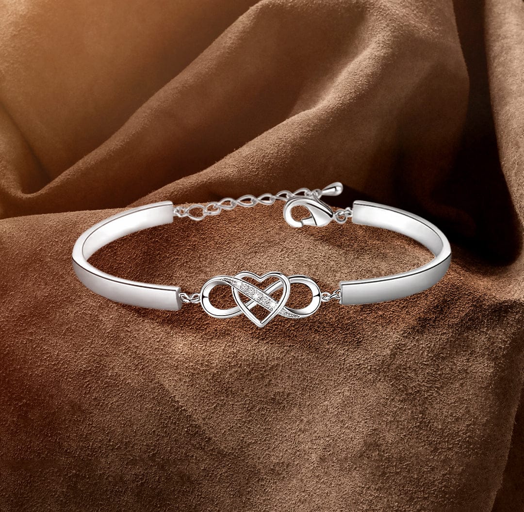 À Ma Belle-Fille | Tu Es Aussi Ma Fille De Cœur | Bracelet Cœur Infini