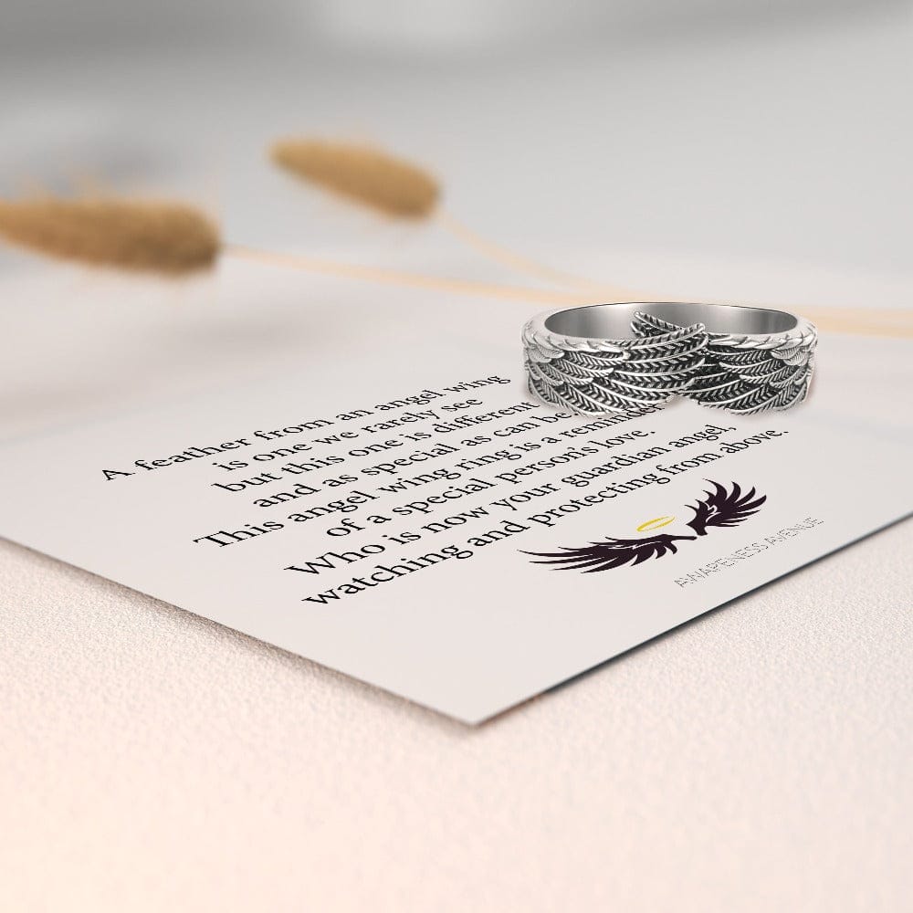Un symbole d'amour et de protection | Bague Aile d'Ange Gardien