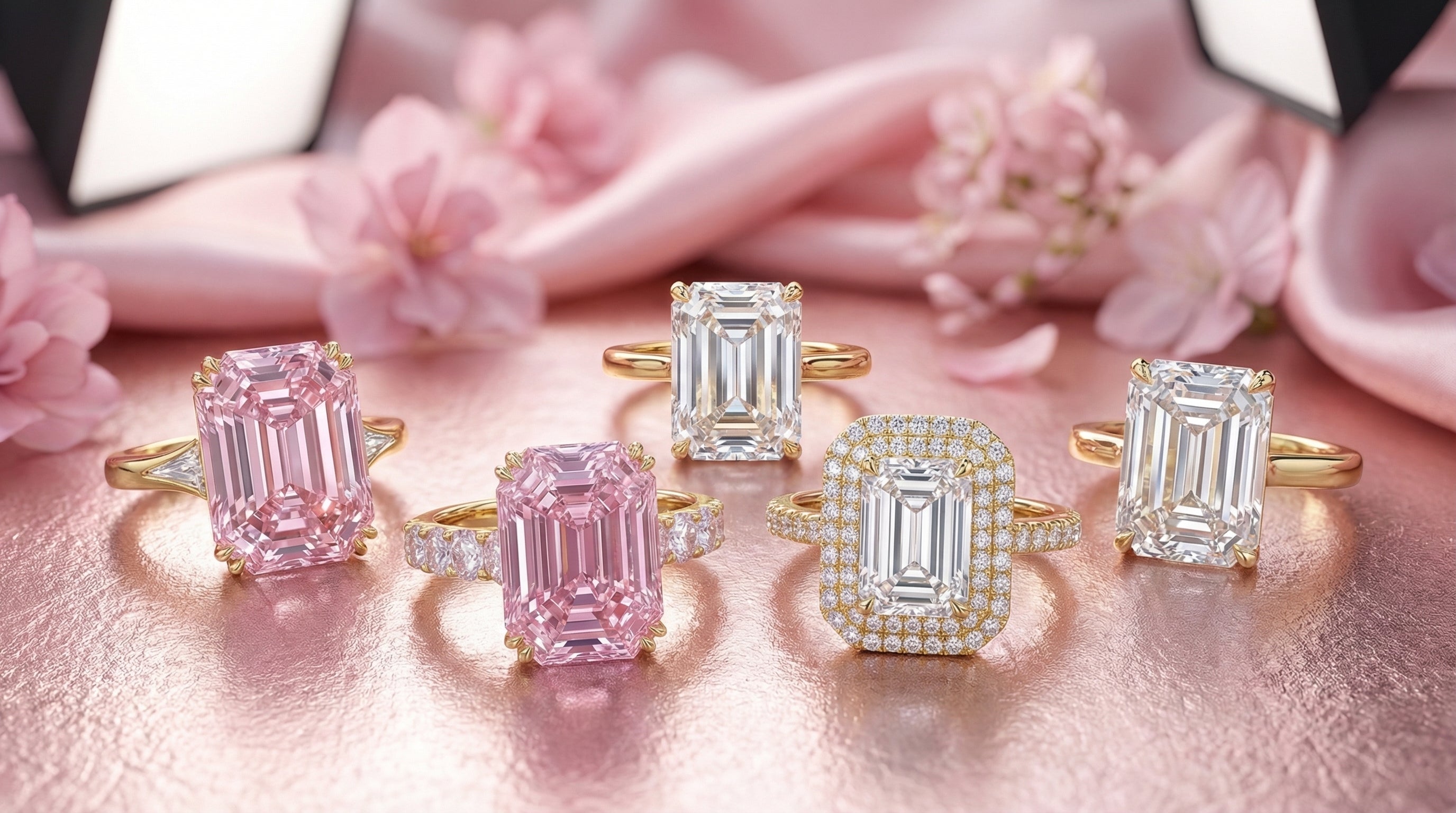 2 carat emerald cut diamond ring - hero image