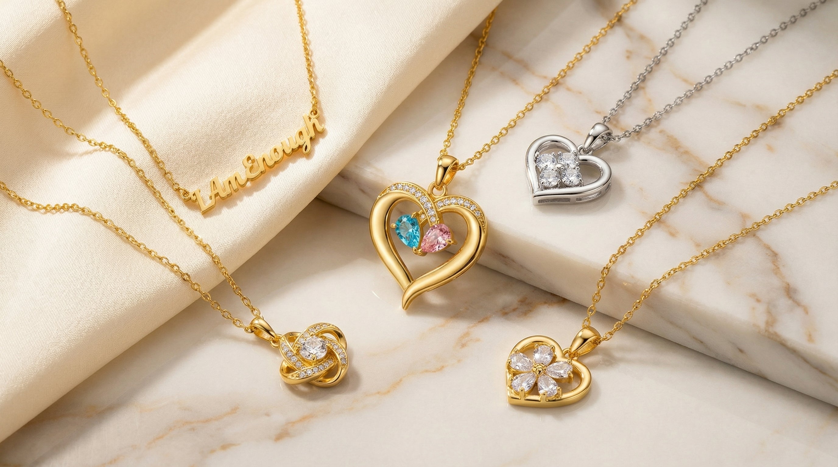 birthstone necklaces for mom - hero image
