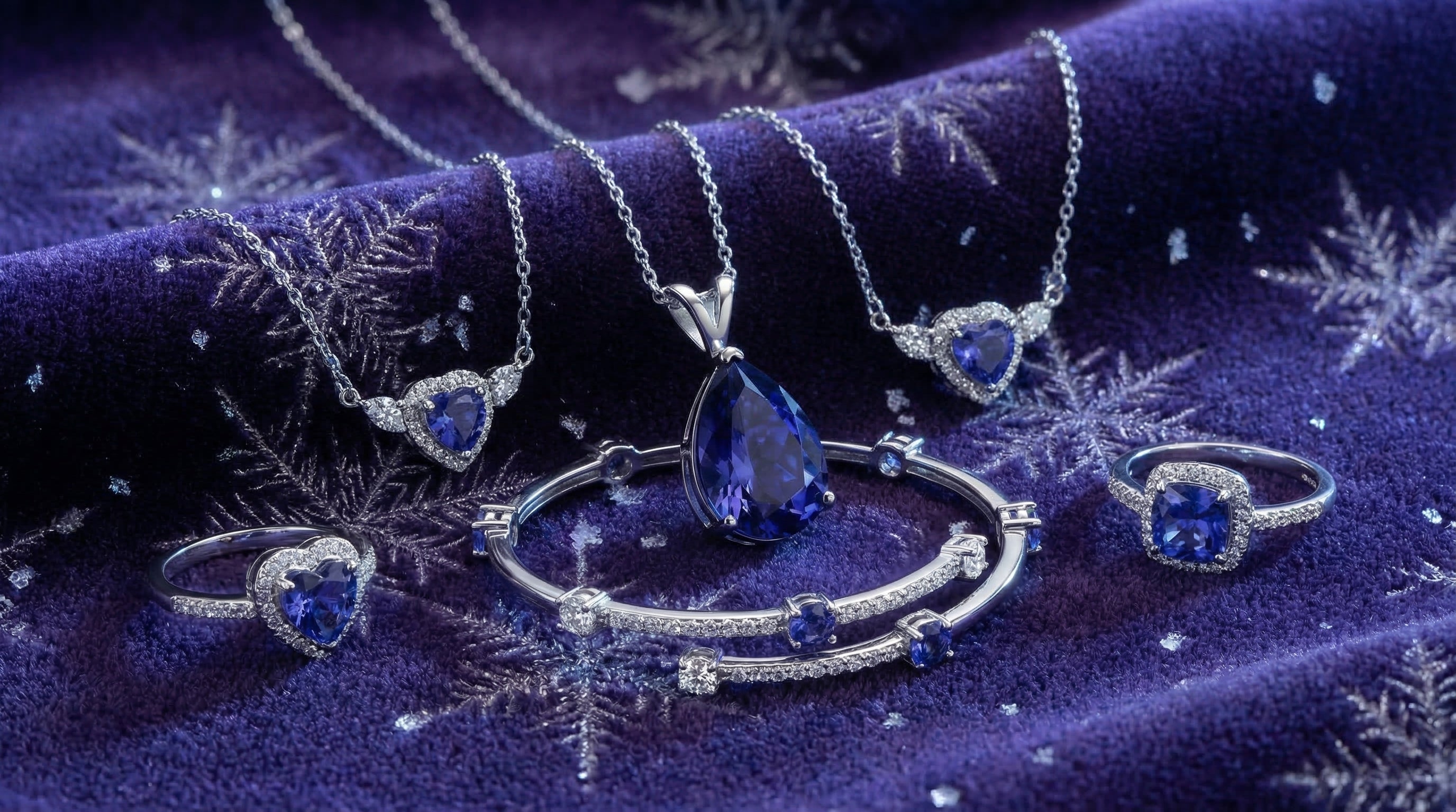 december birthstone necklace - hero image