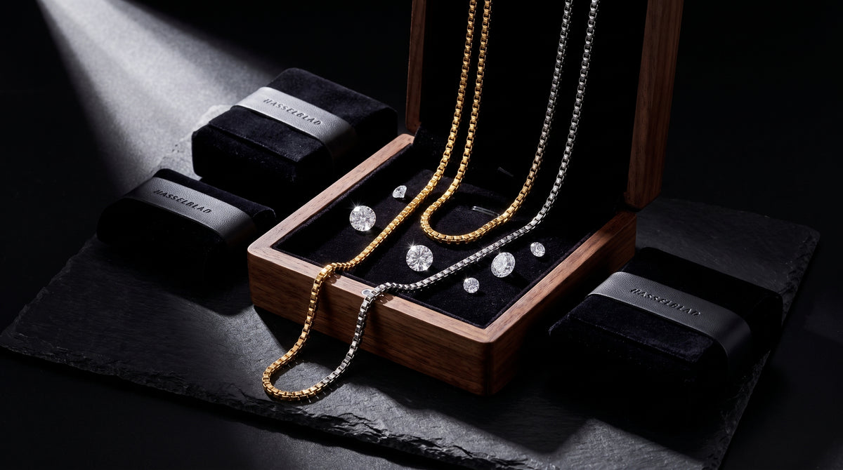 mens jewelry box editorial image