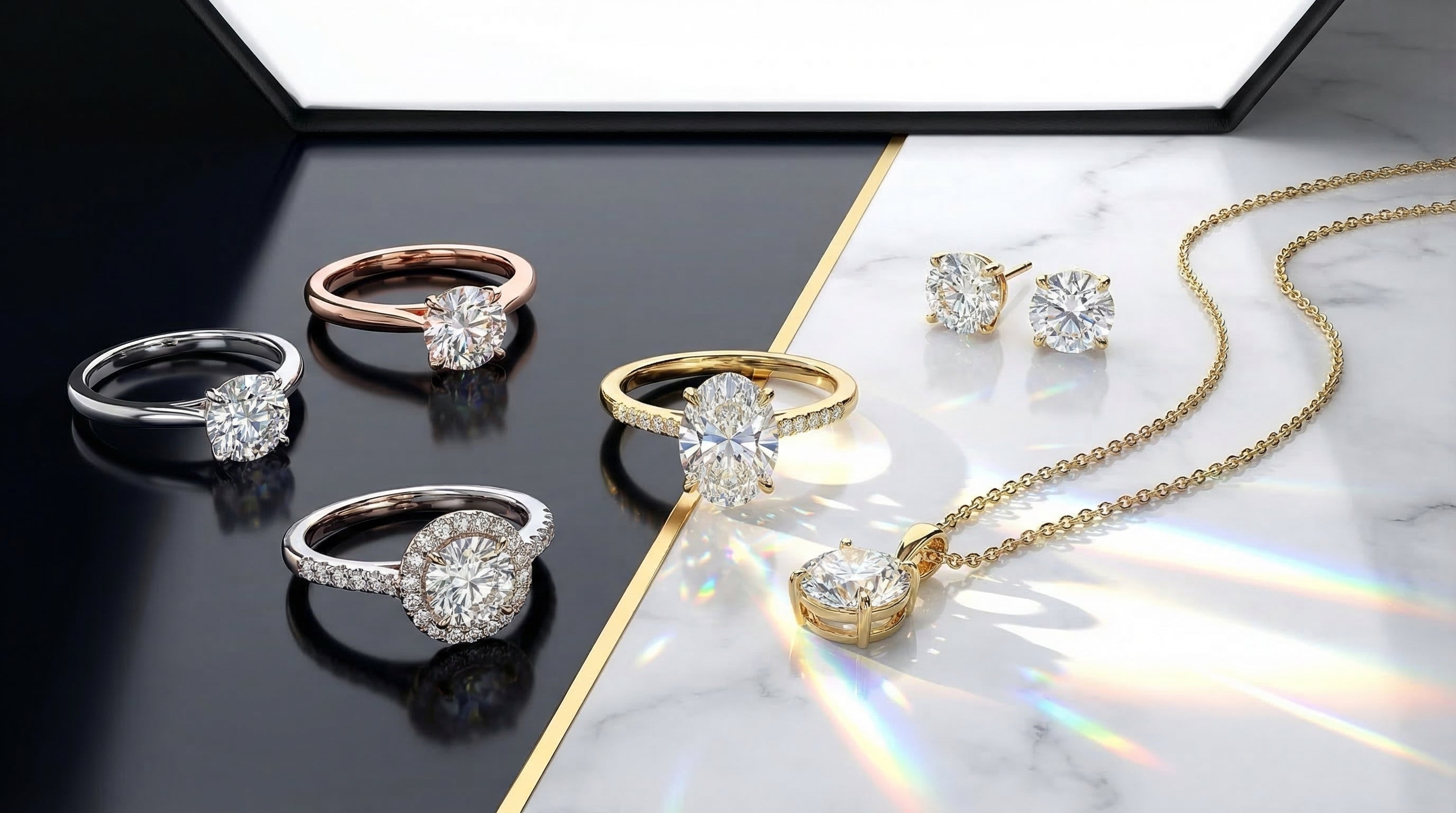 moissanite vs diamond price - hero image