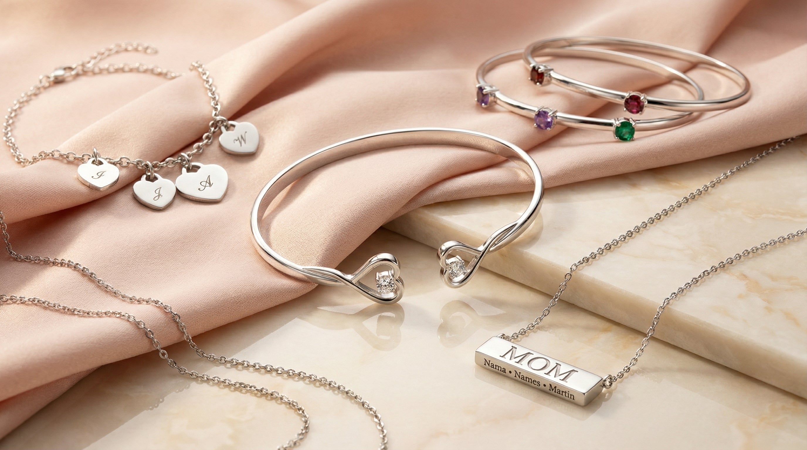 mother bracelets with names - hero image