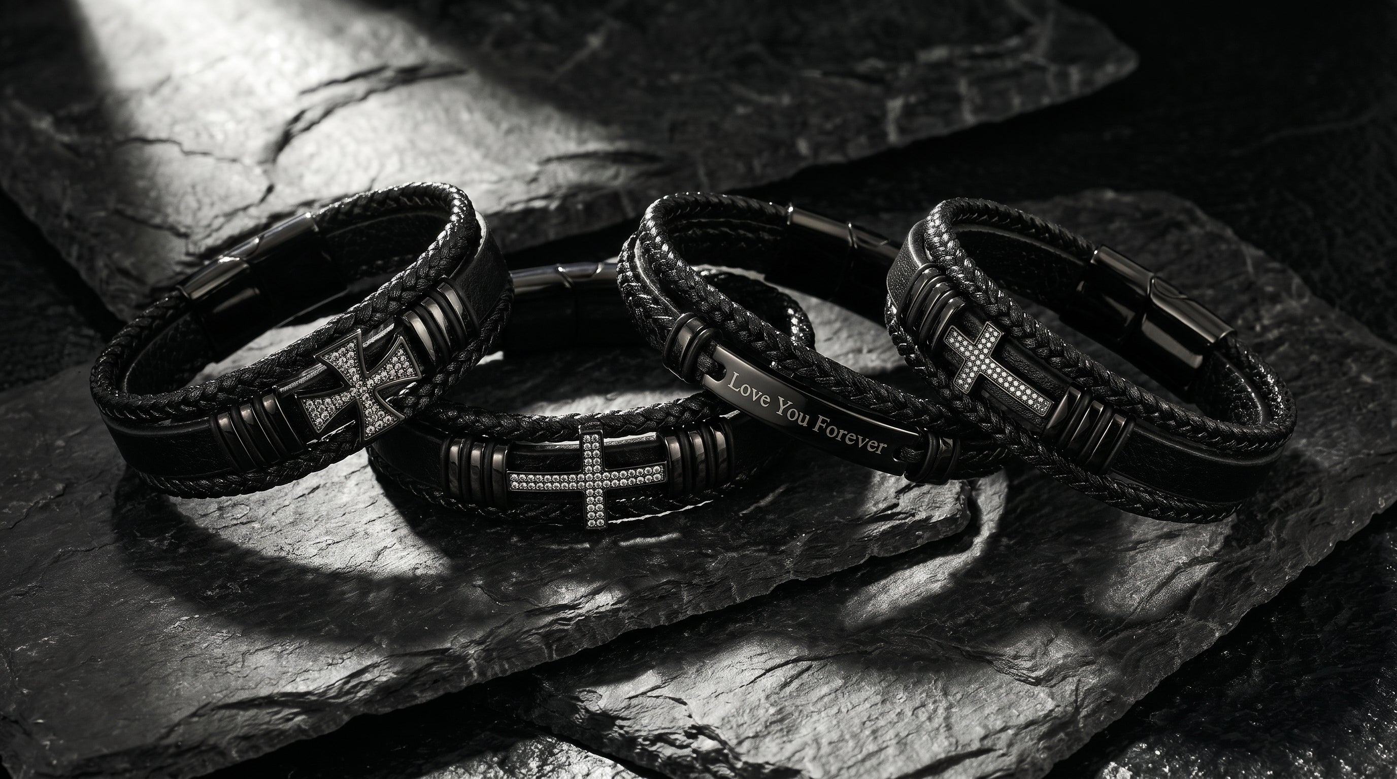 personalized grandson bracelets editorial image