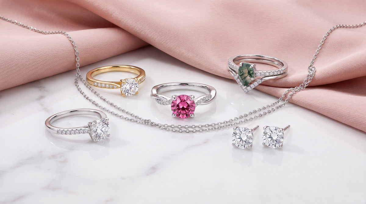 pink tourmaline ring white gold editorial image