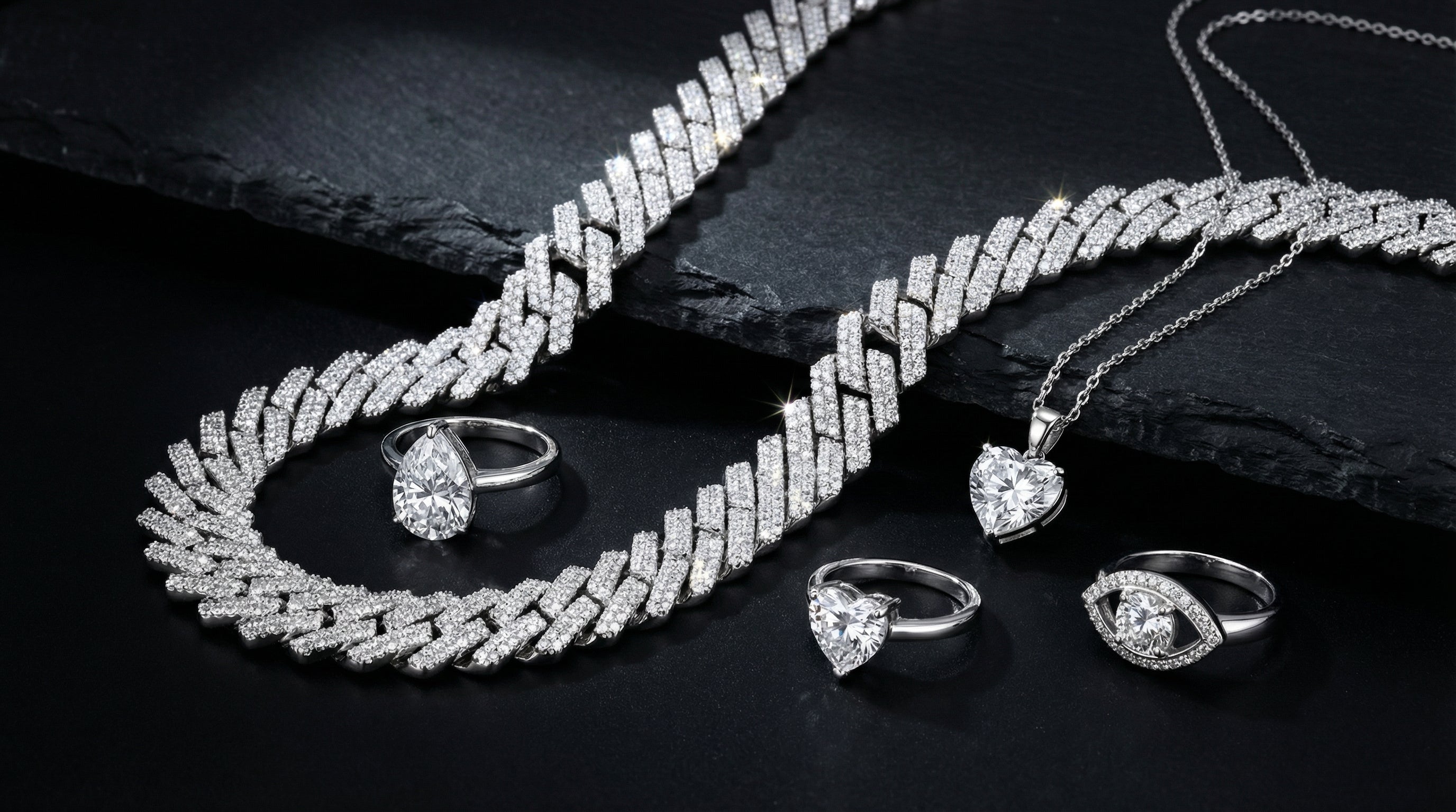real diamond necklace men's - hero image