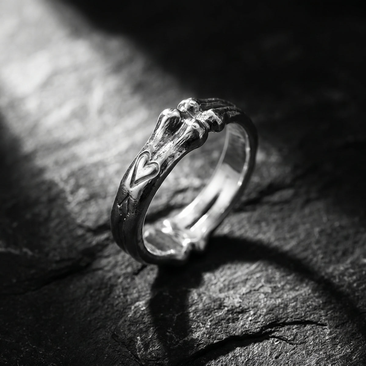 The Sacred Bone Open Band Ring