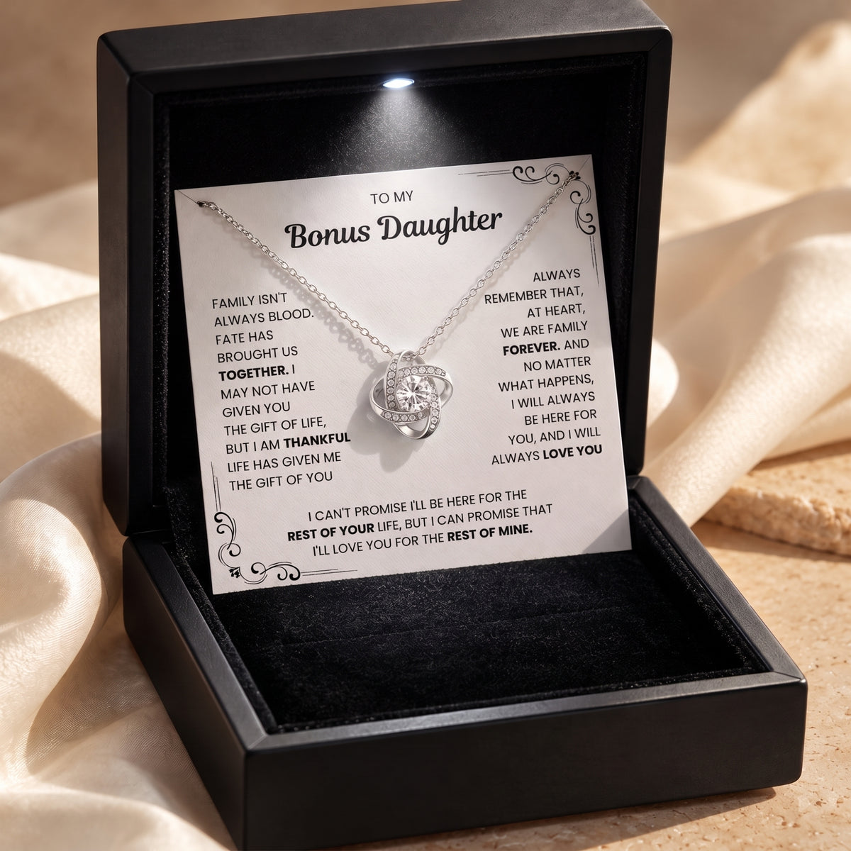 The Entwined Knot Necklace