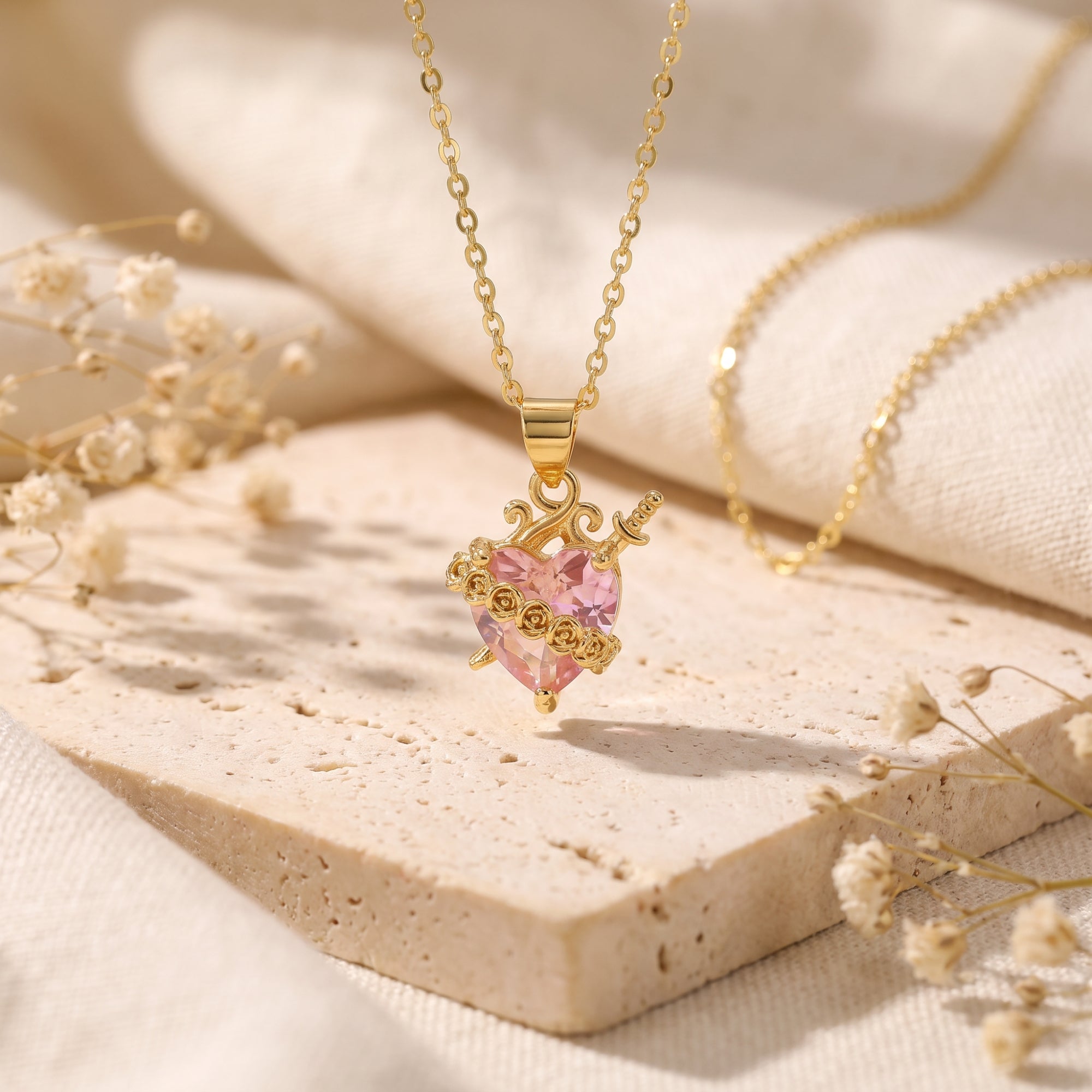 The Devotion Heart Pendant Necklace