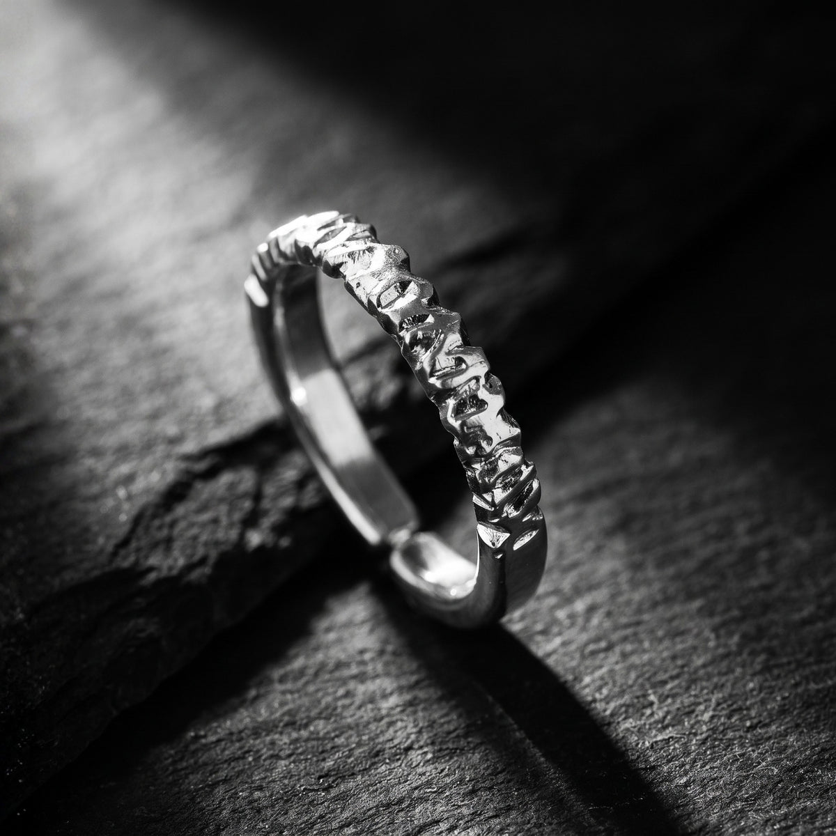 The Carved Open Band Ring