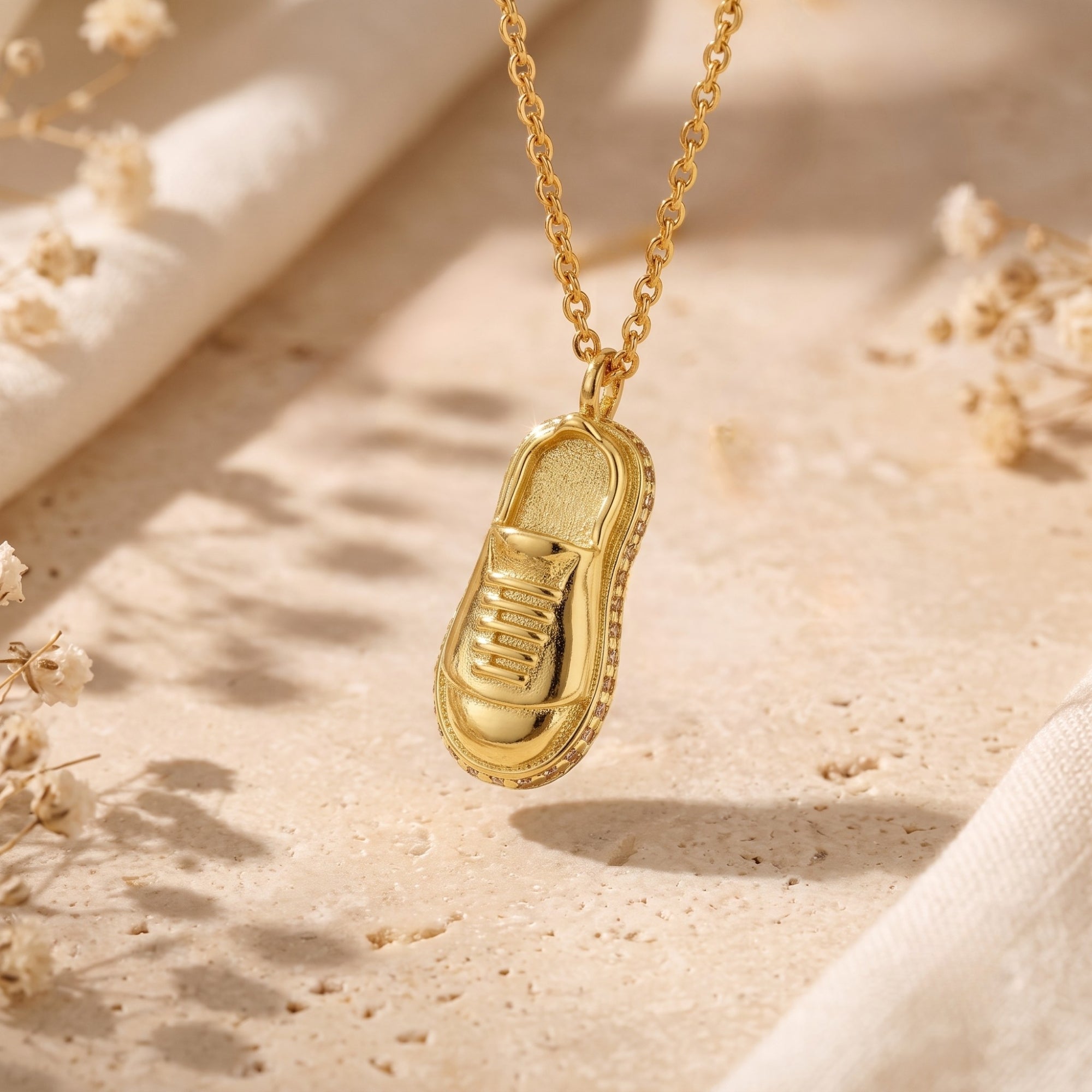 The Sneaker Pendant Necklace