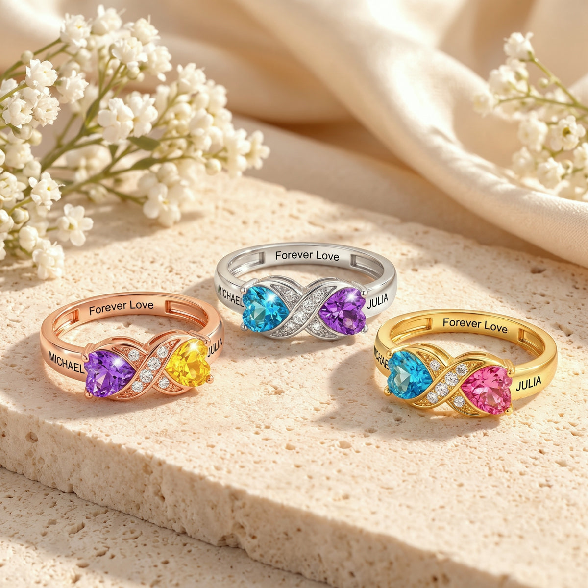 The Infinity Heart Promise Ring