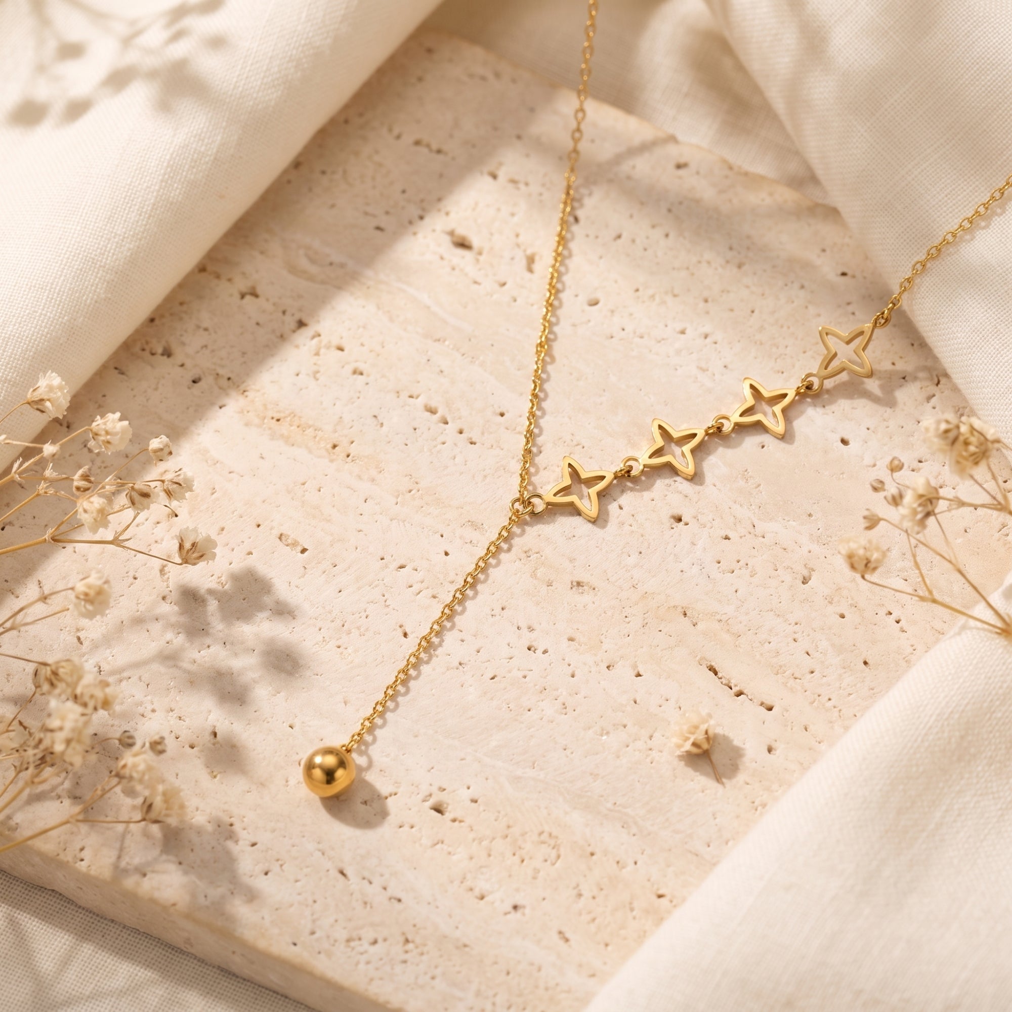 The Celestial Star Lariat Necklace