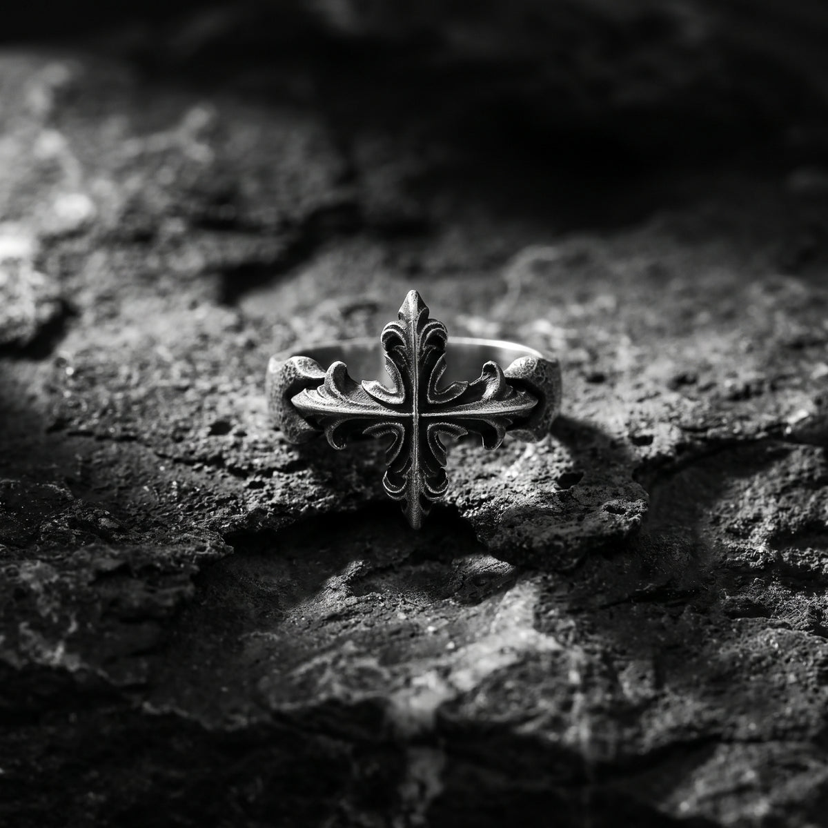 The Sovereign Cross Open Ring