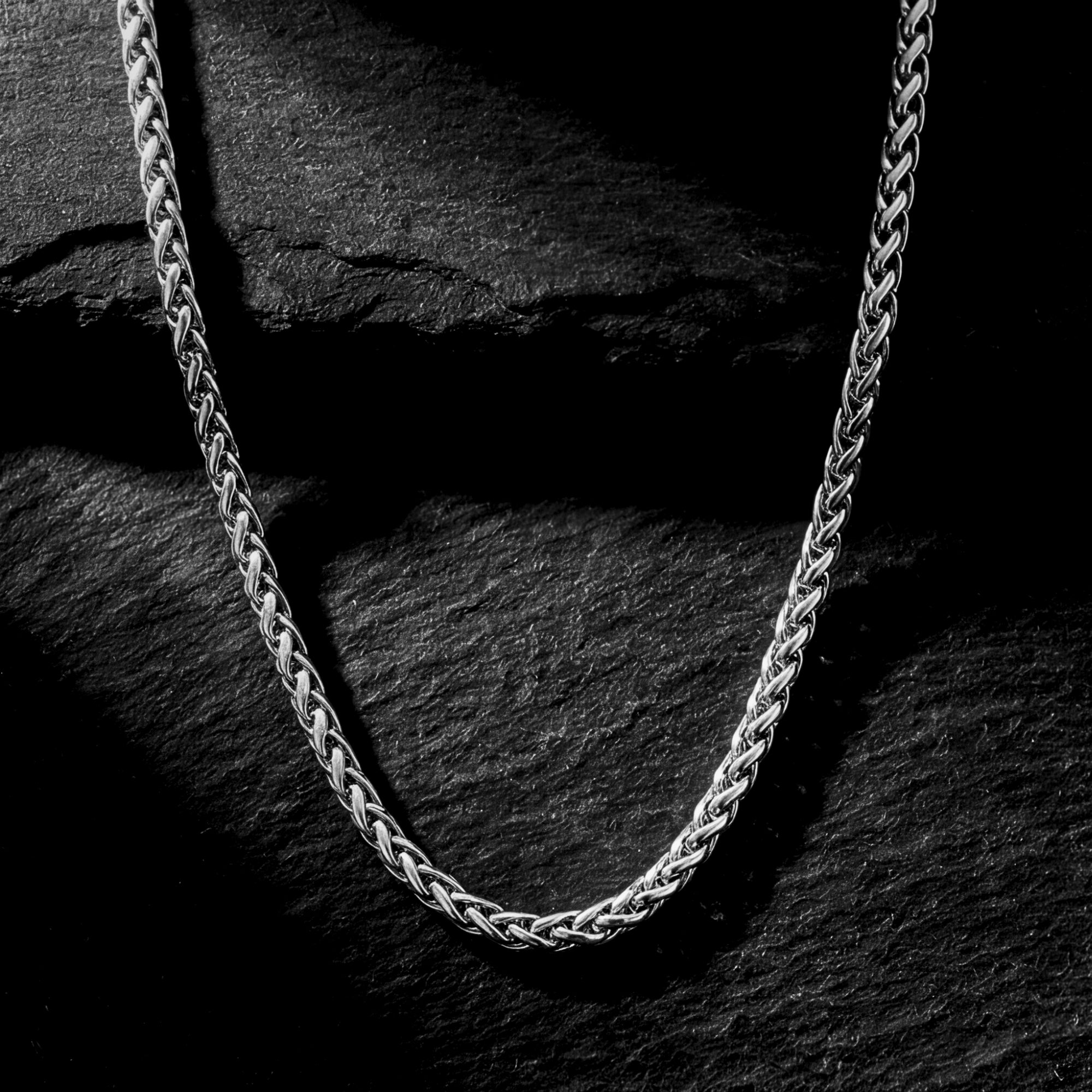 Wheat Chain - Silver - 6mm