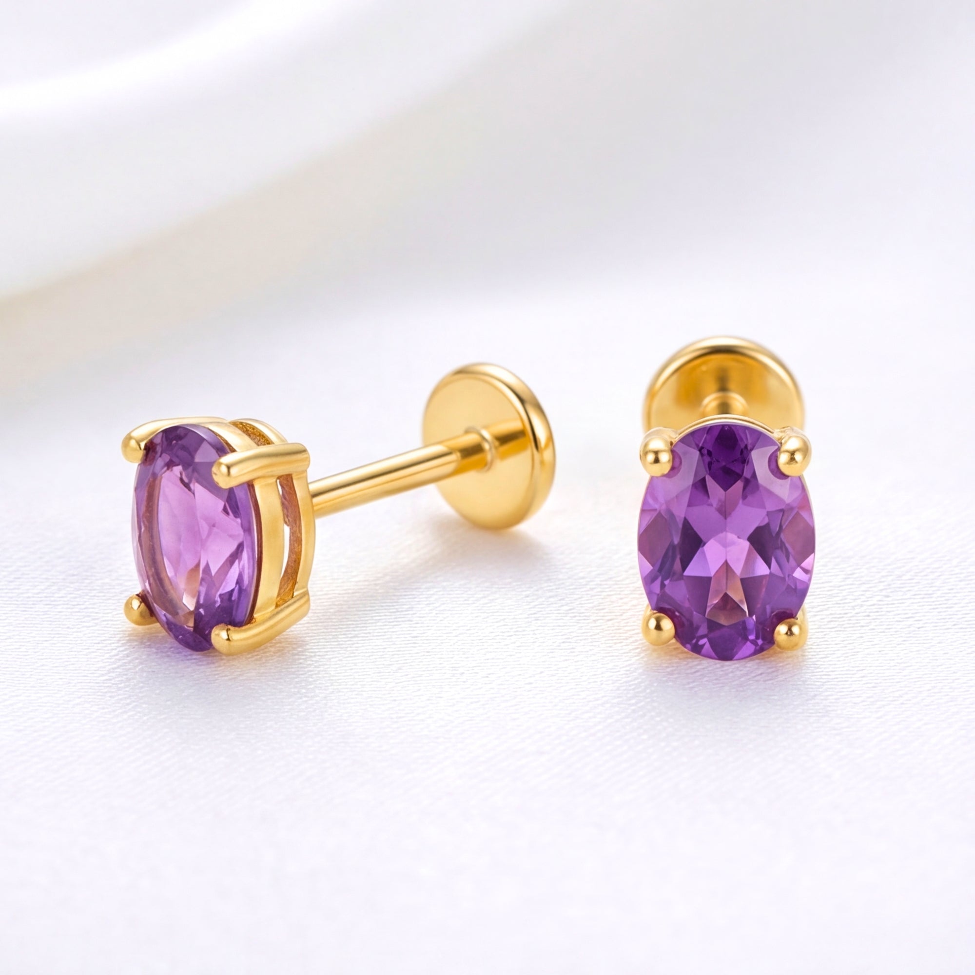 The Aveline Studs - 18K Gold Vermeil