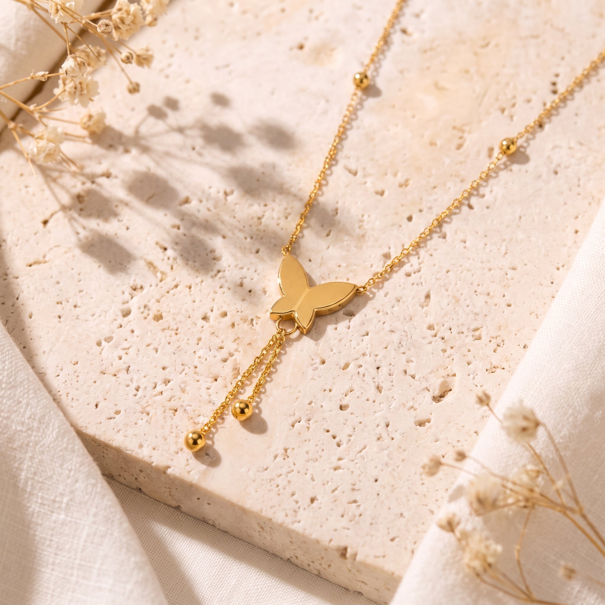 The Butterfly Lariat Necklace