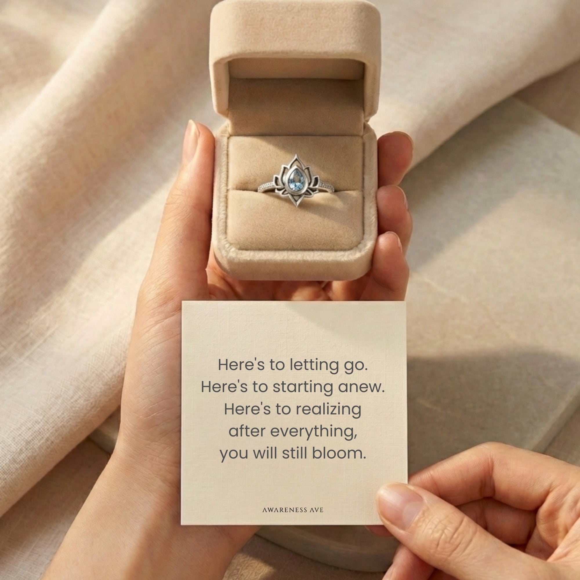 The 'Resilient Lotus' Bloom Ring