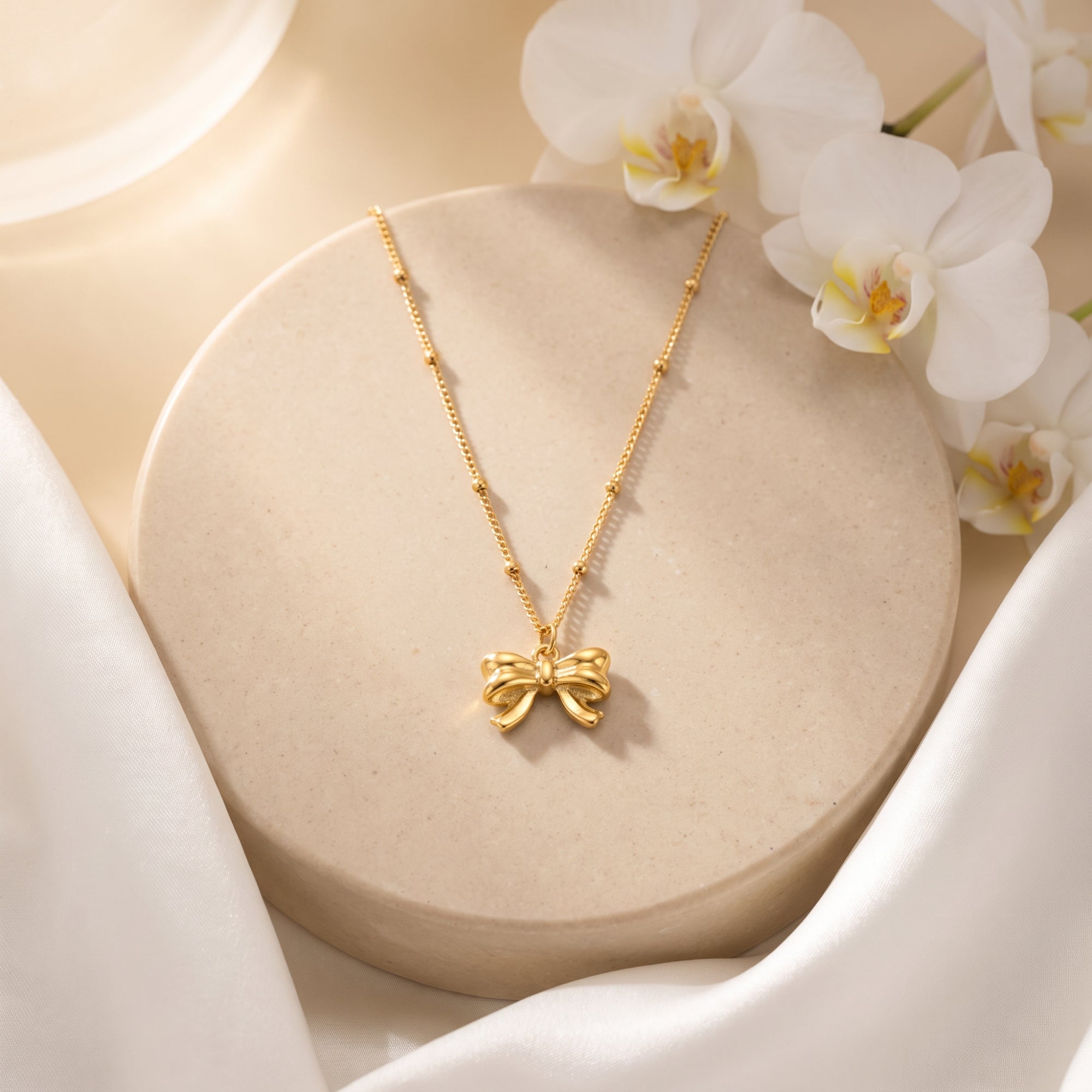 The Ribbon Bow Necklace