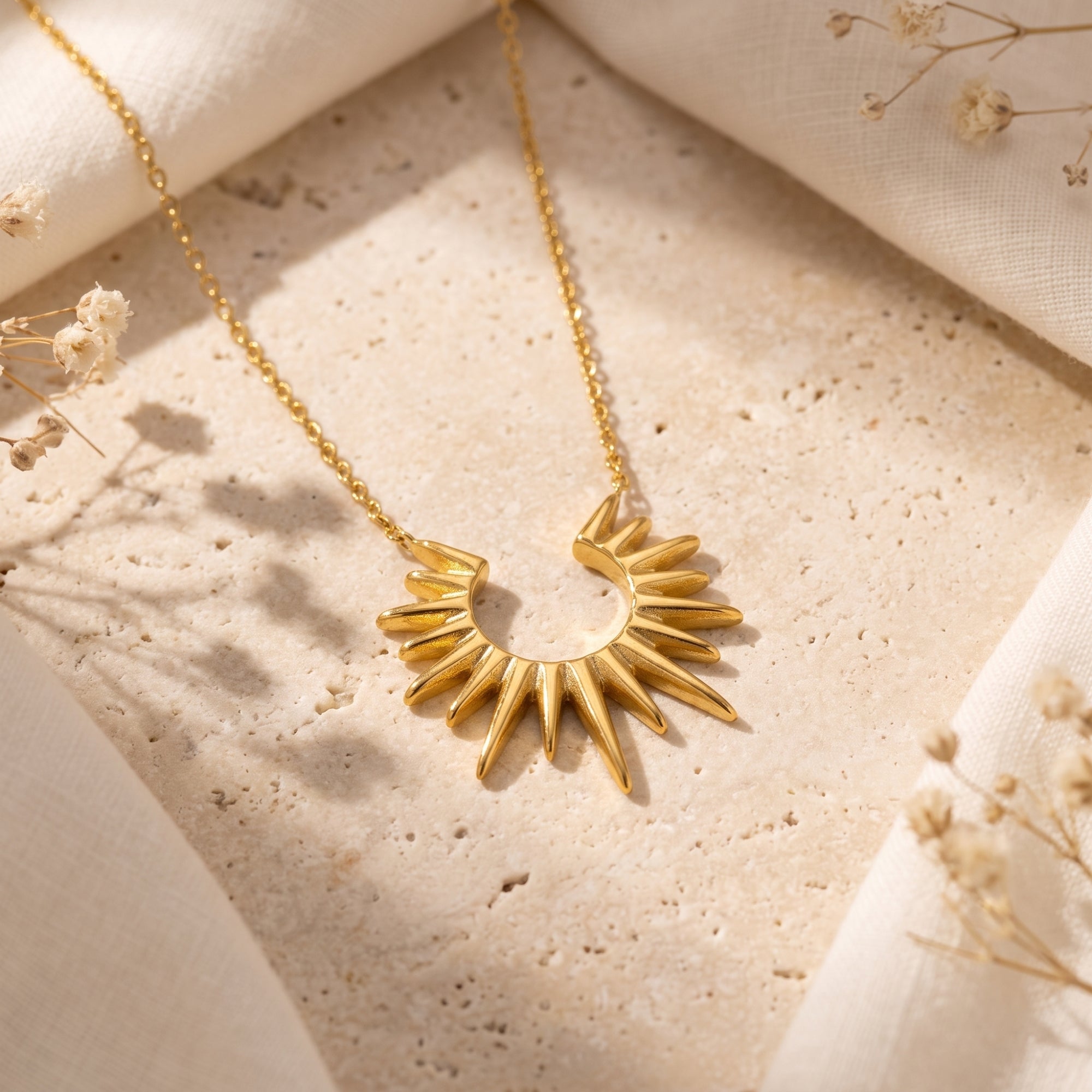 The Solar Sunburst Necklace