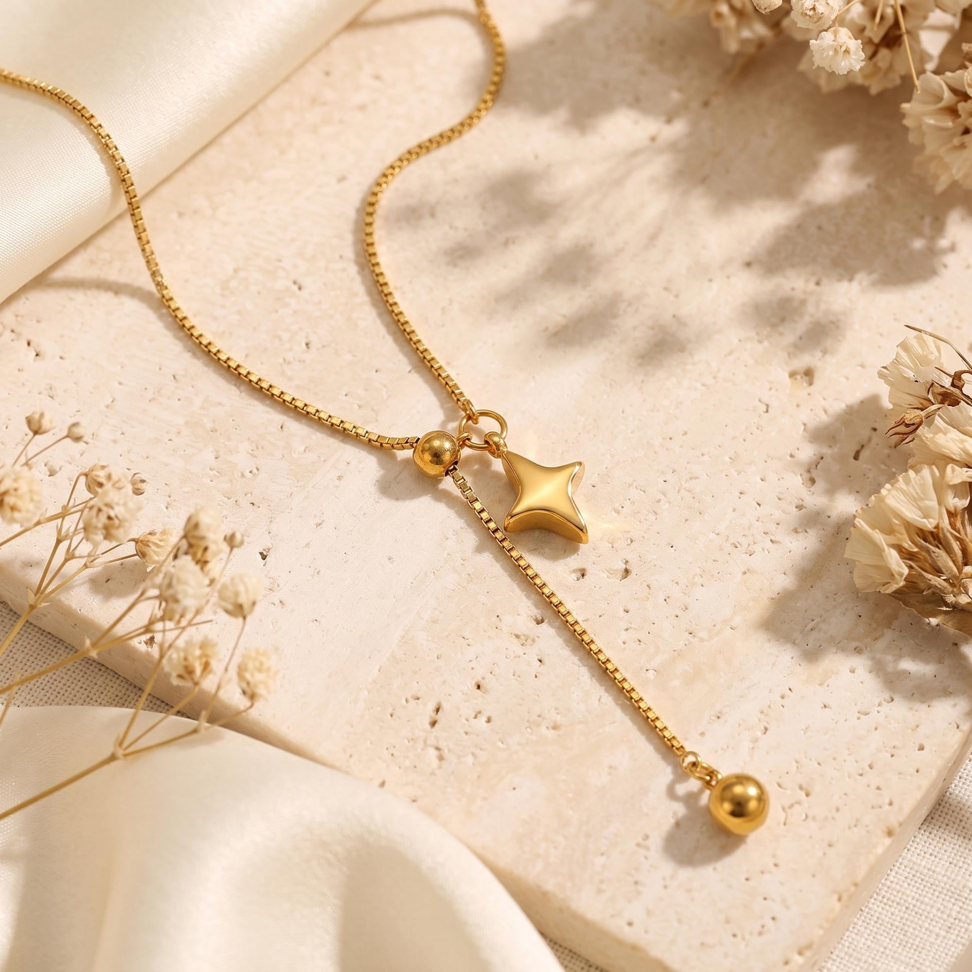 The Astra Star Lariat Necklace