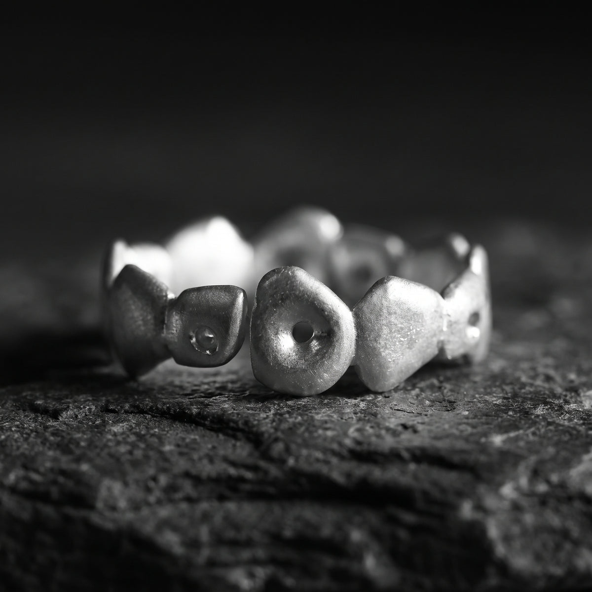 The Pebble Open Band Ring