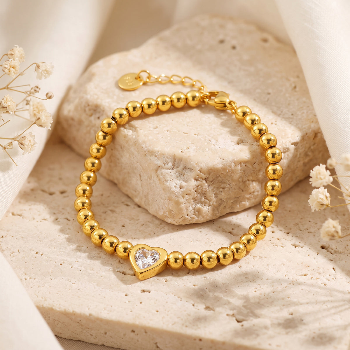 The Heart Beaded Bracelet