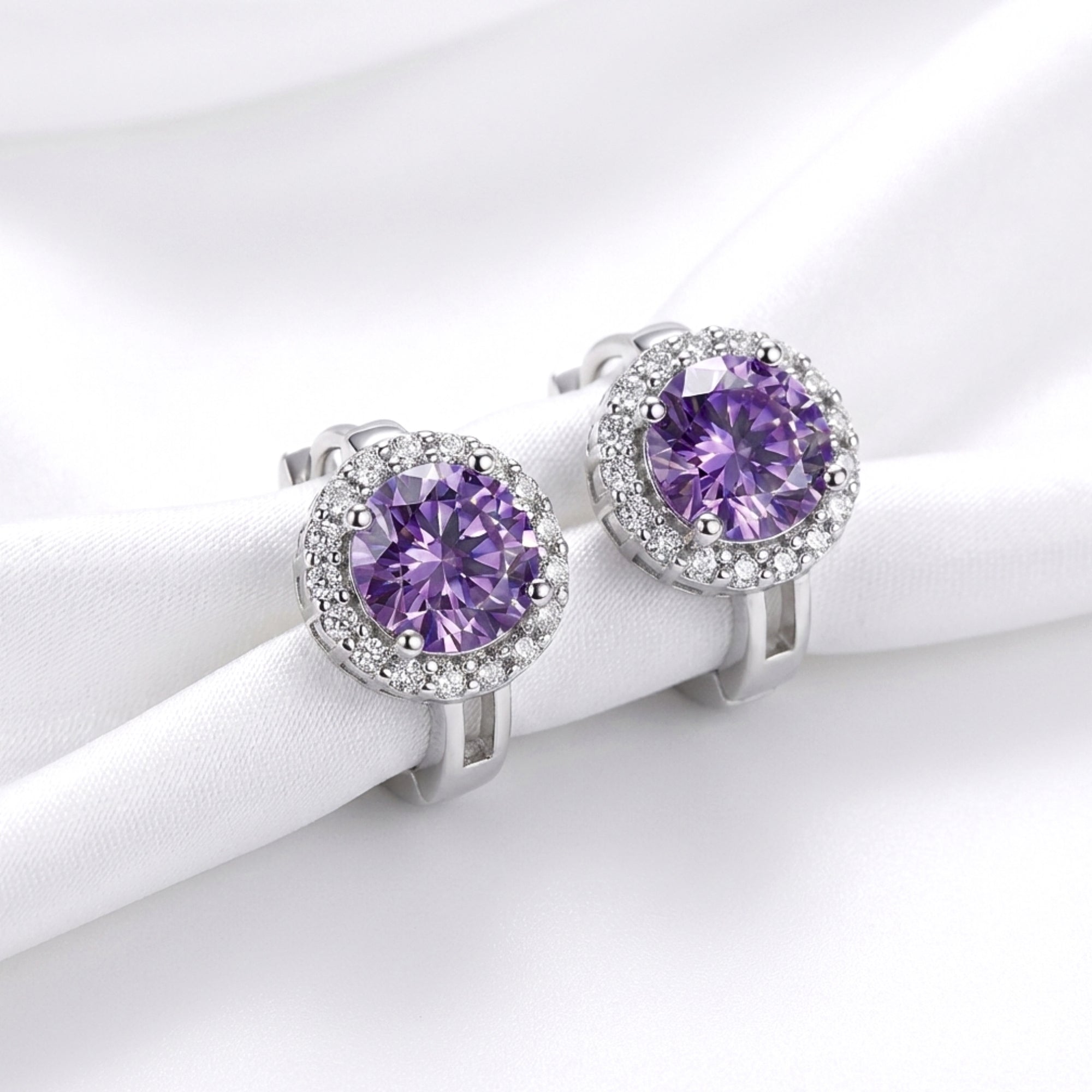 The Eliana Halo Studs - S925 Sterling Silver