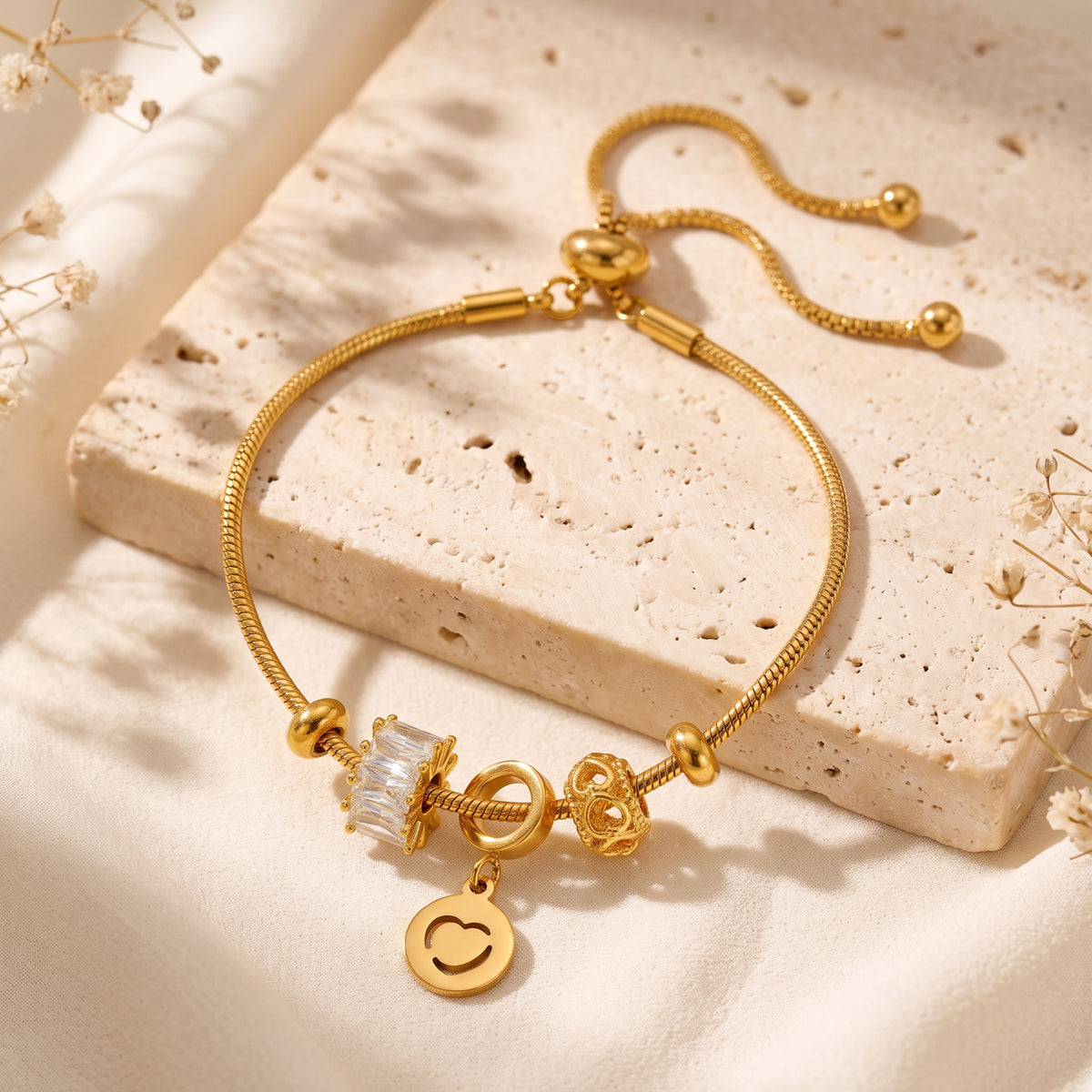 The Heart Charm Bracelet