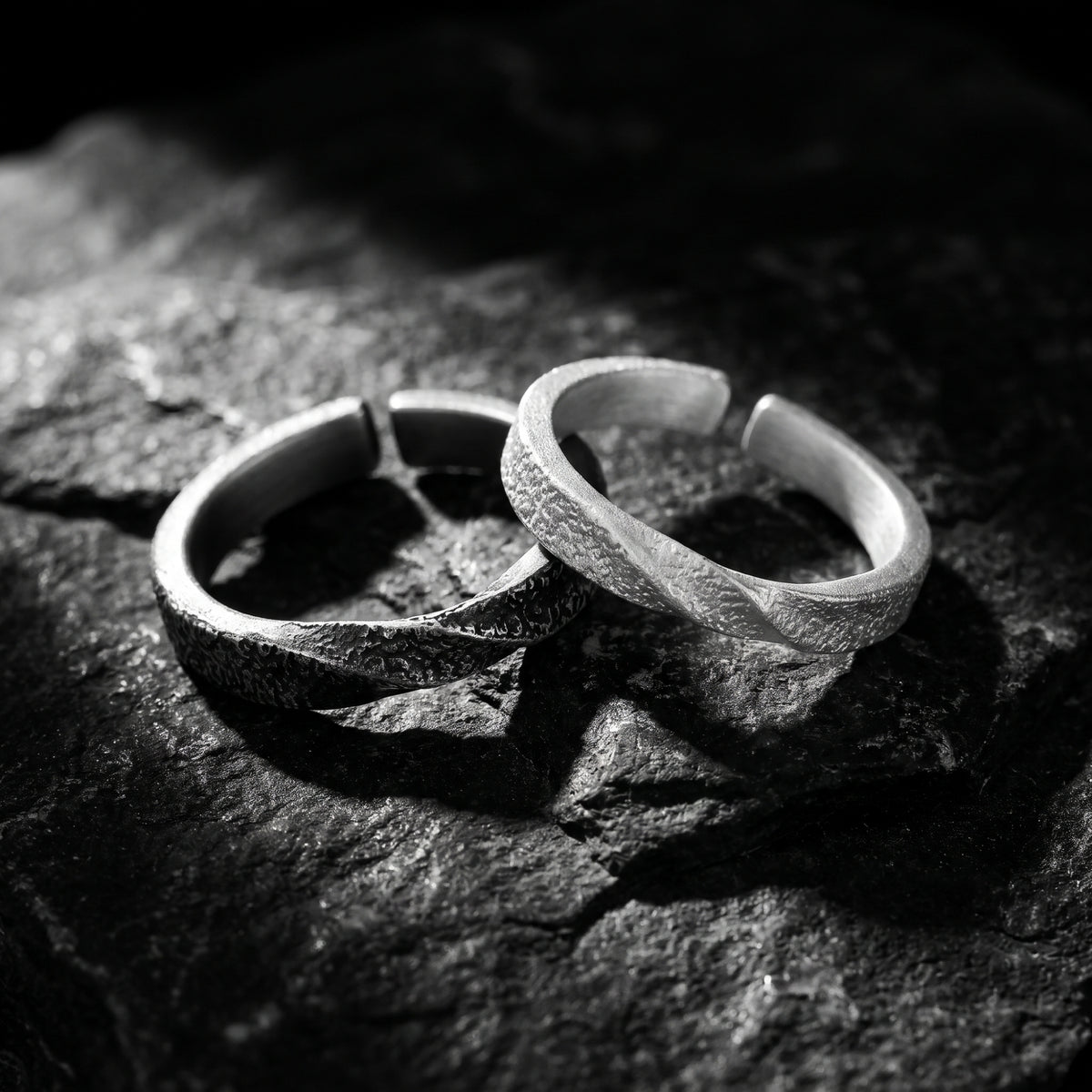 The Textured Open Band Ring