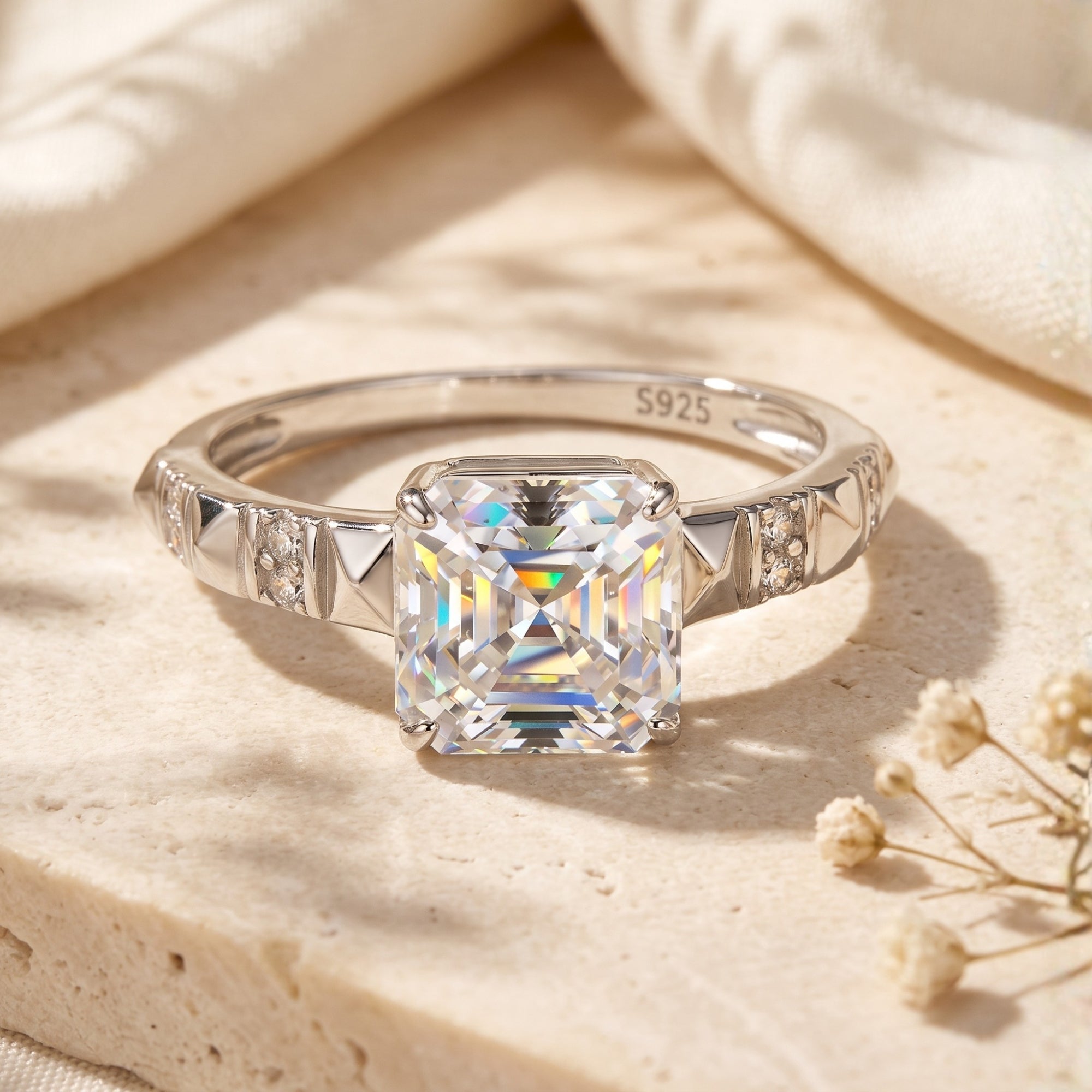 The Valo Radiant Solitaire Ring