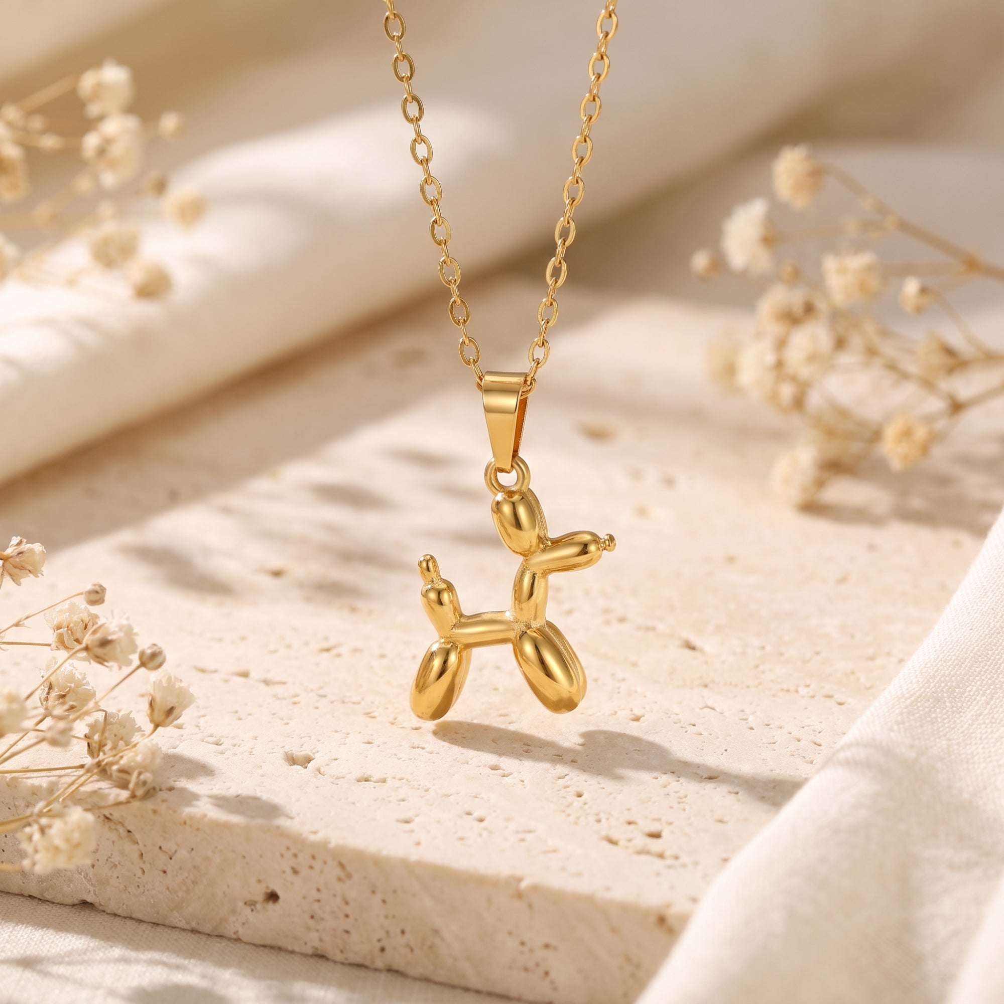 The Balloon Dog Pendant Necklace