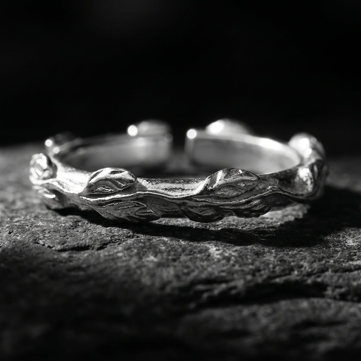 The Laurel Open Band Ring