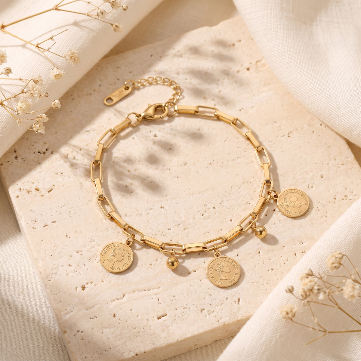 The Sovereign Coin Link Bracelet