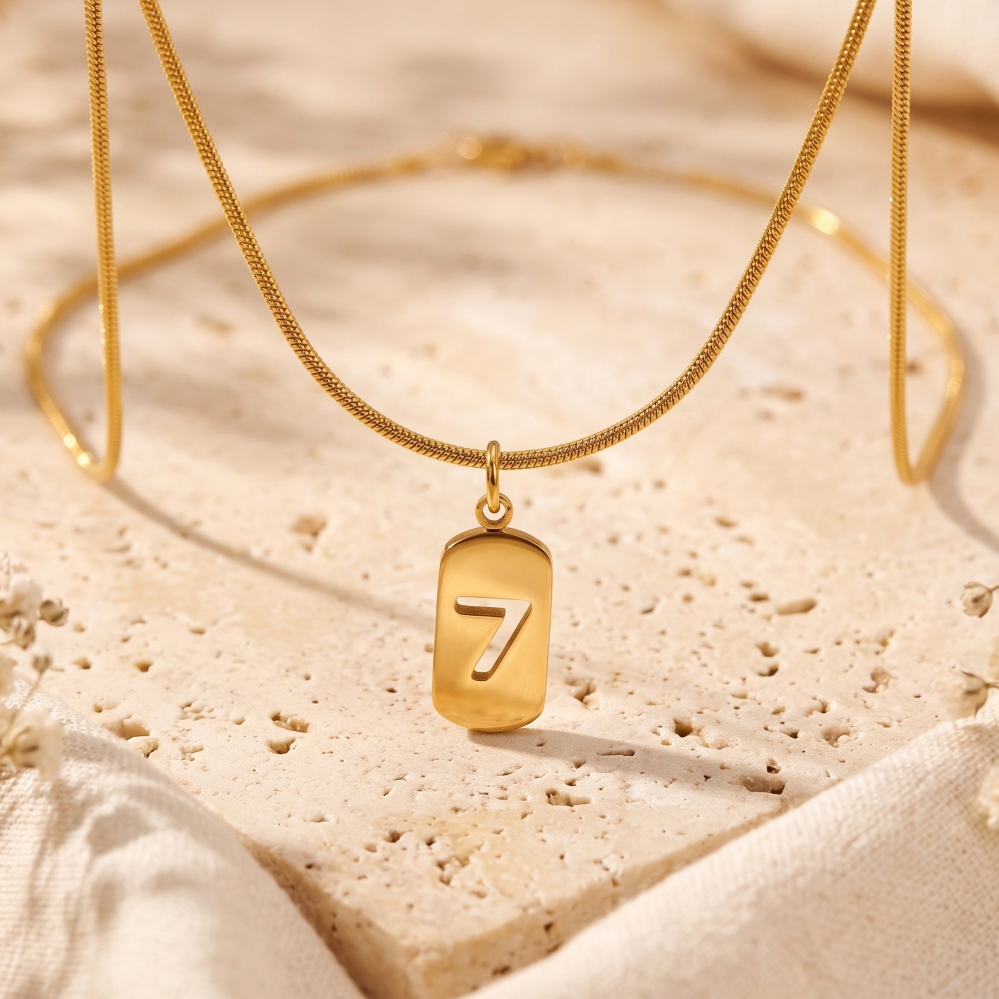 The Lucky Seven Pendant Necklace