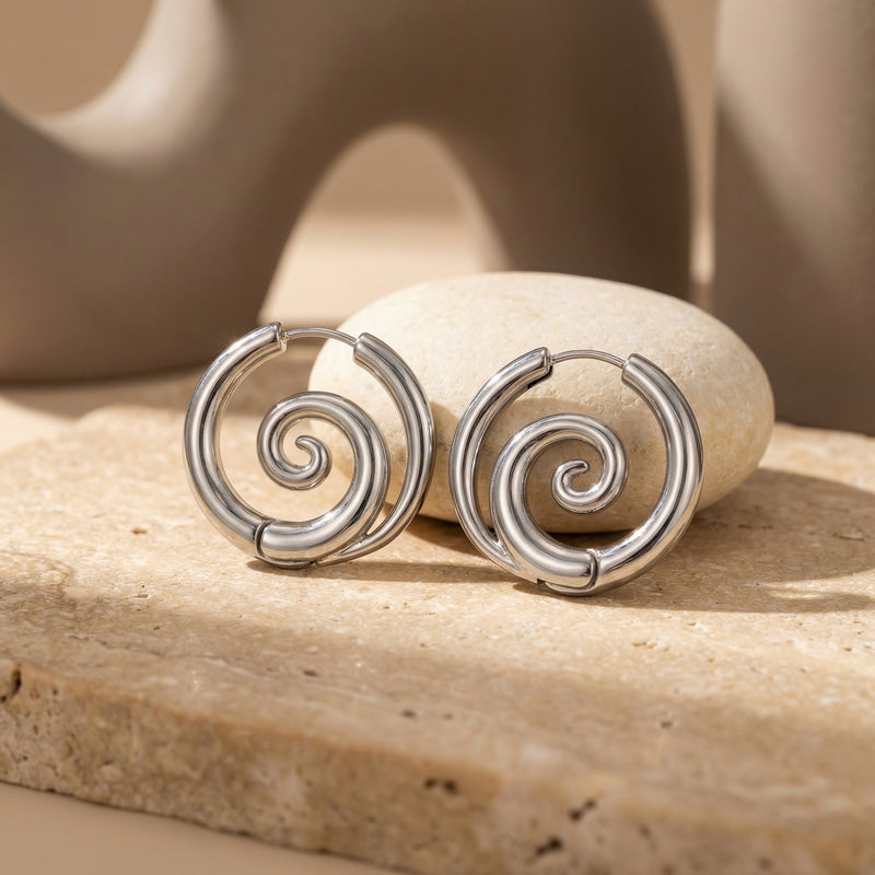 The Eternal Spiral Earrings