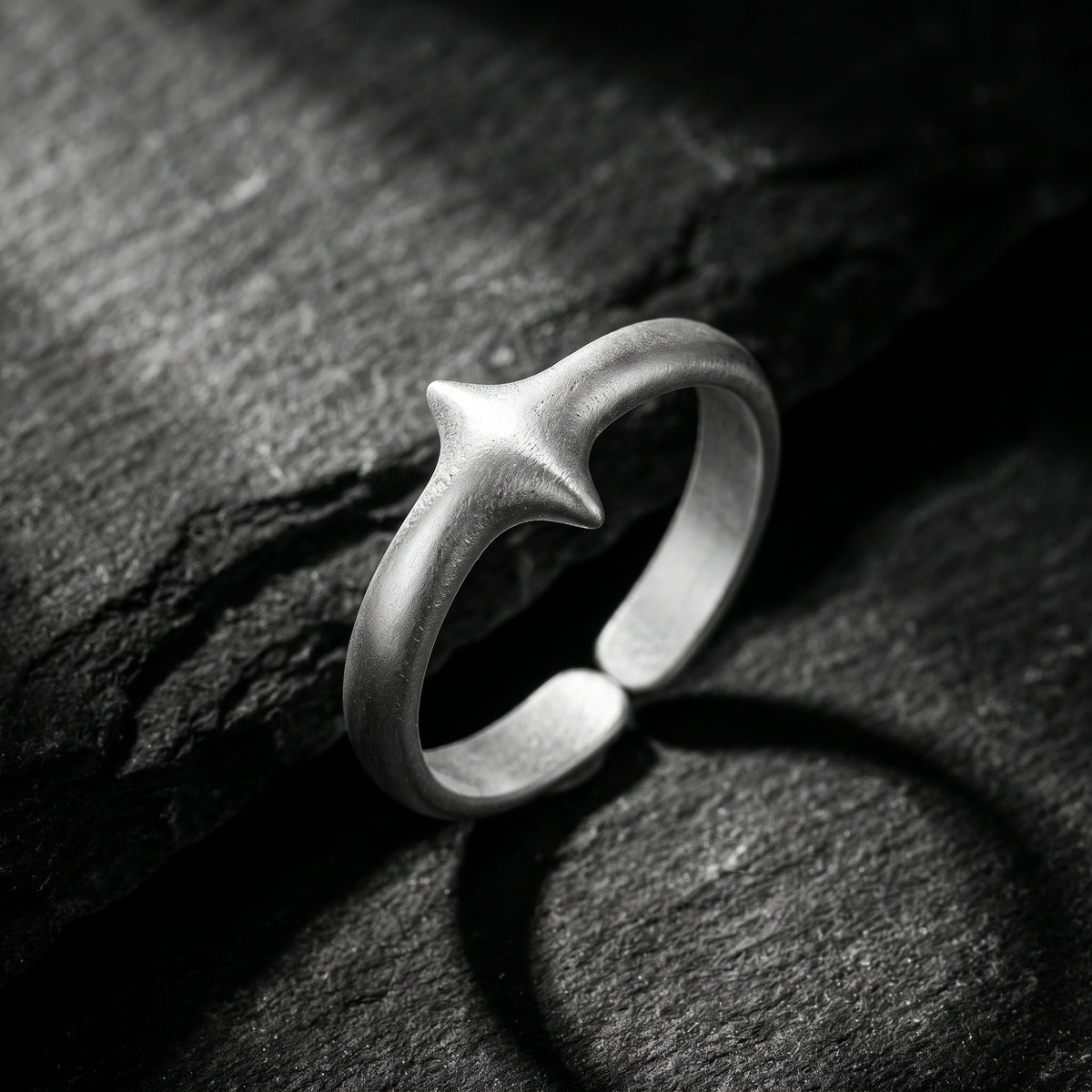 The Starburst Open Band Ring