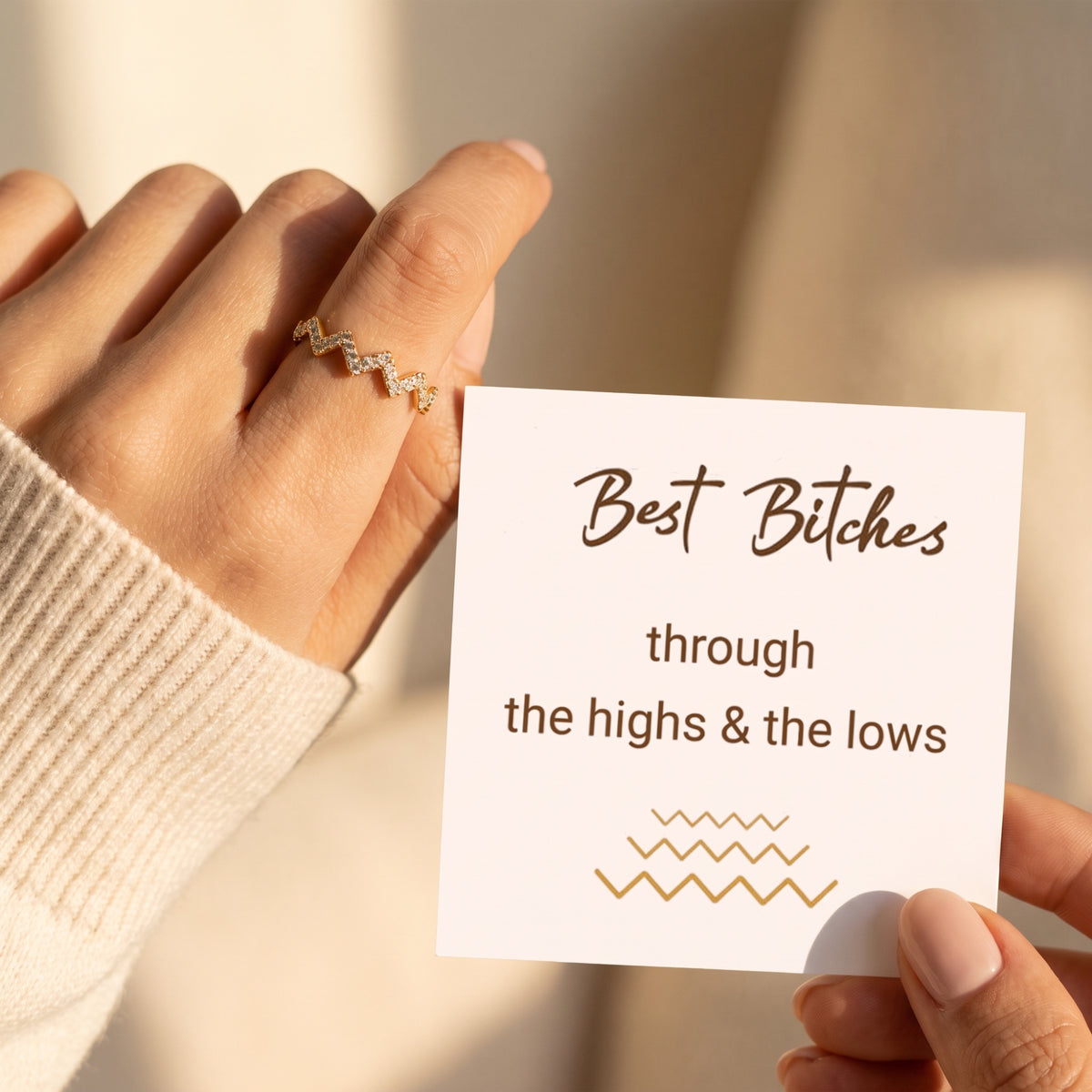 The Highs & Lows Zigzag Ring