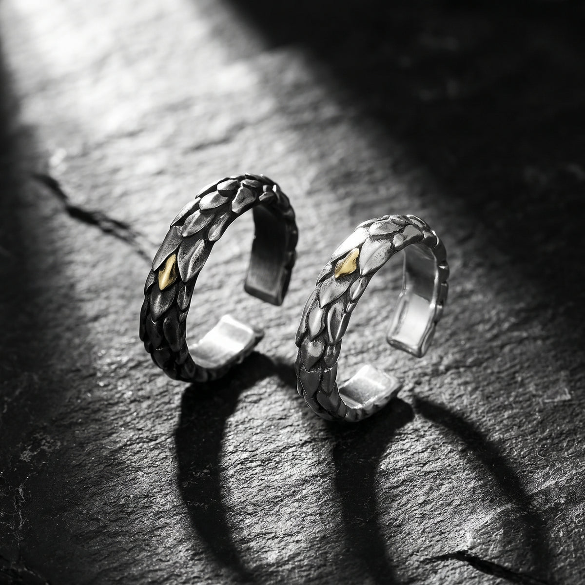 The Dragon Scale Open Ring