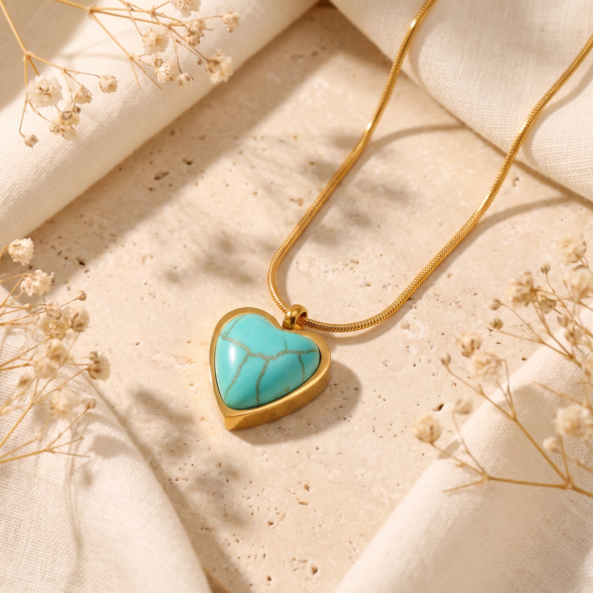 The Turquoise Heart Necklace