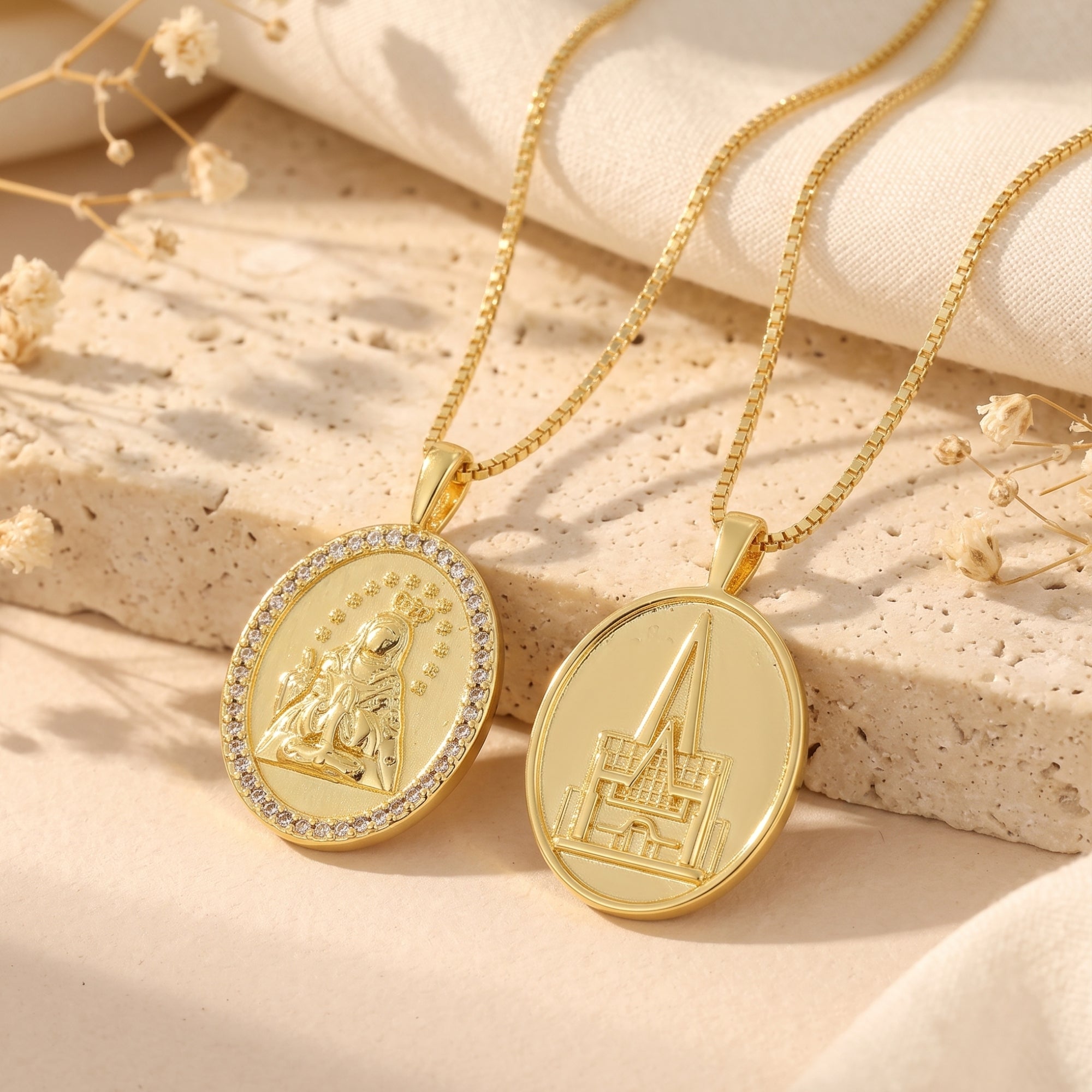 The Marian Medallion Necklace
