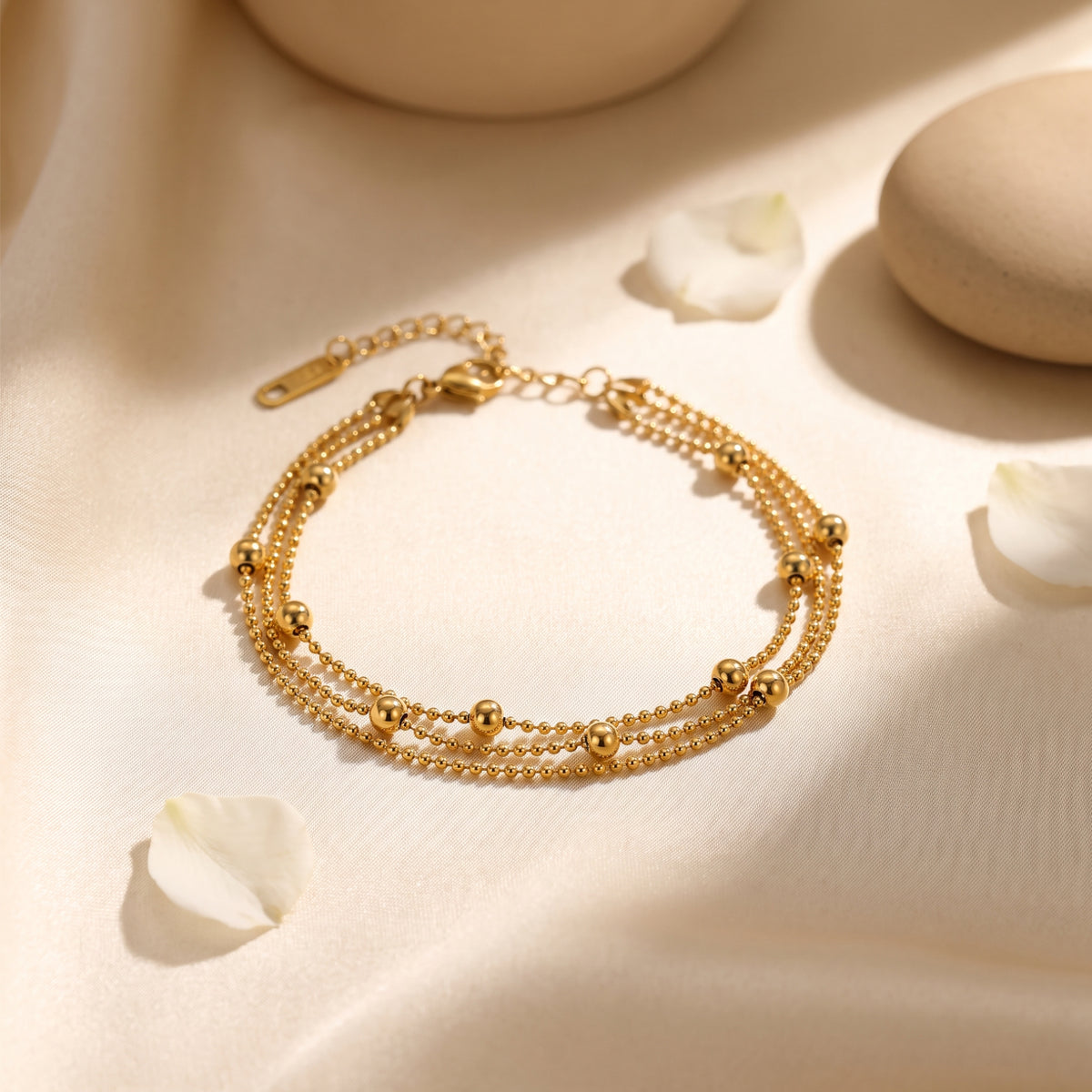 The Multi-Strand Bead Bracelet