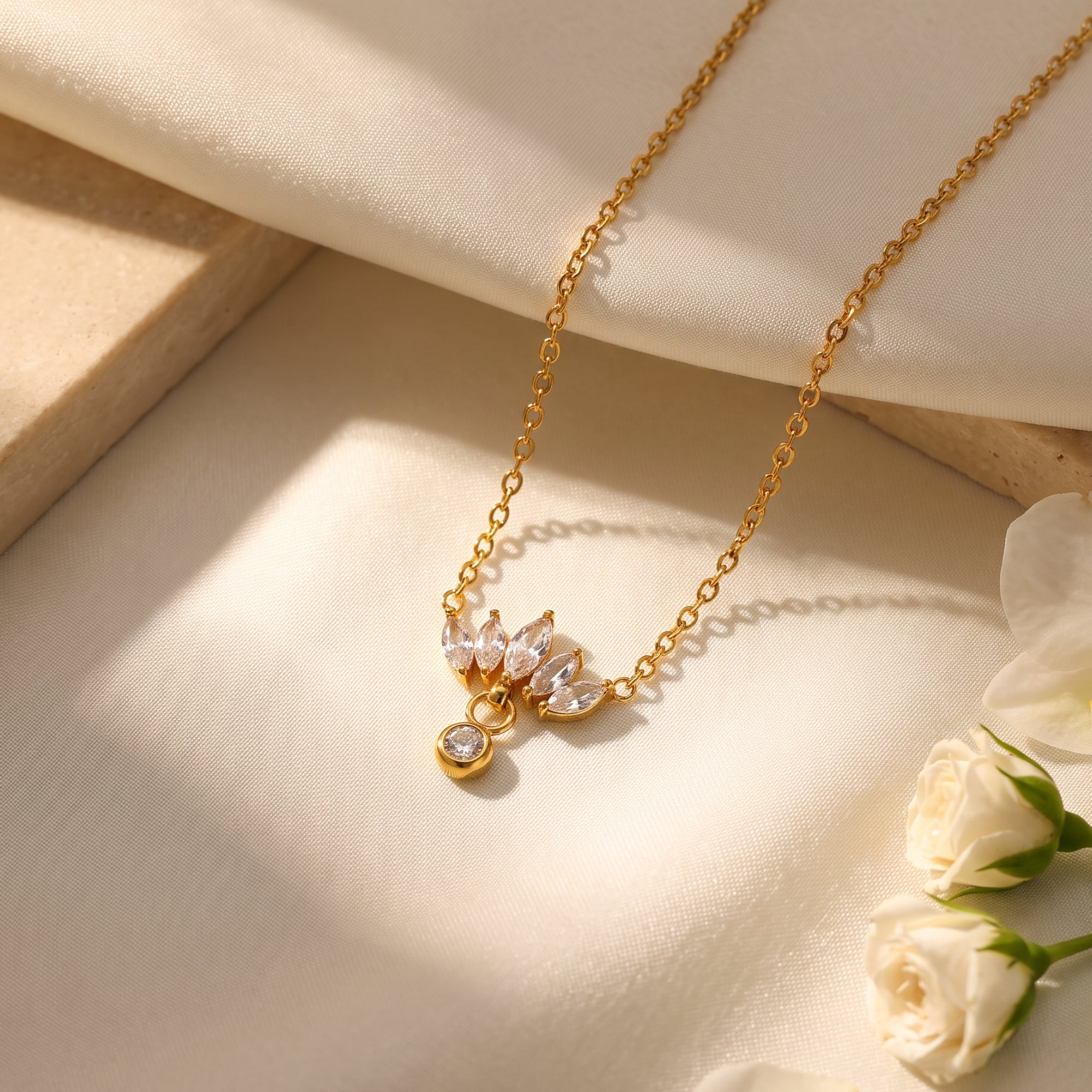 The Lotus Cluster Necklace